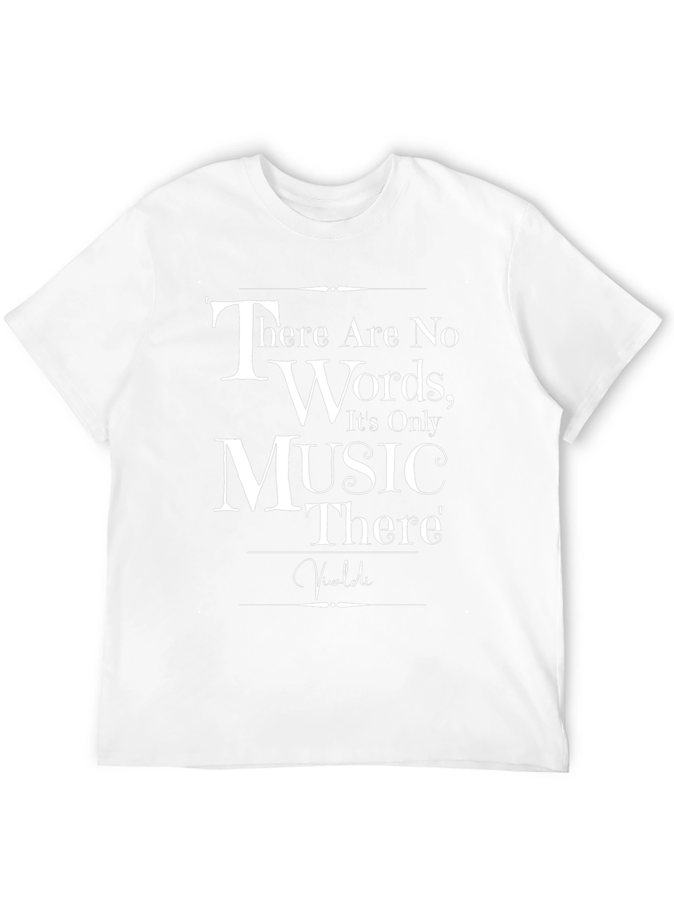 Music Lover T-Shirt - Vivaldi Quote Tee