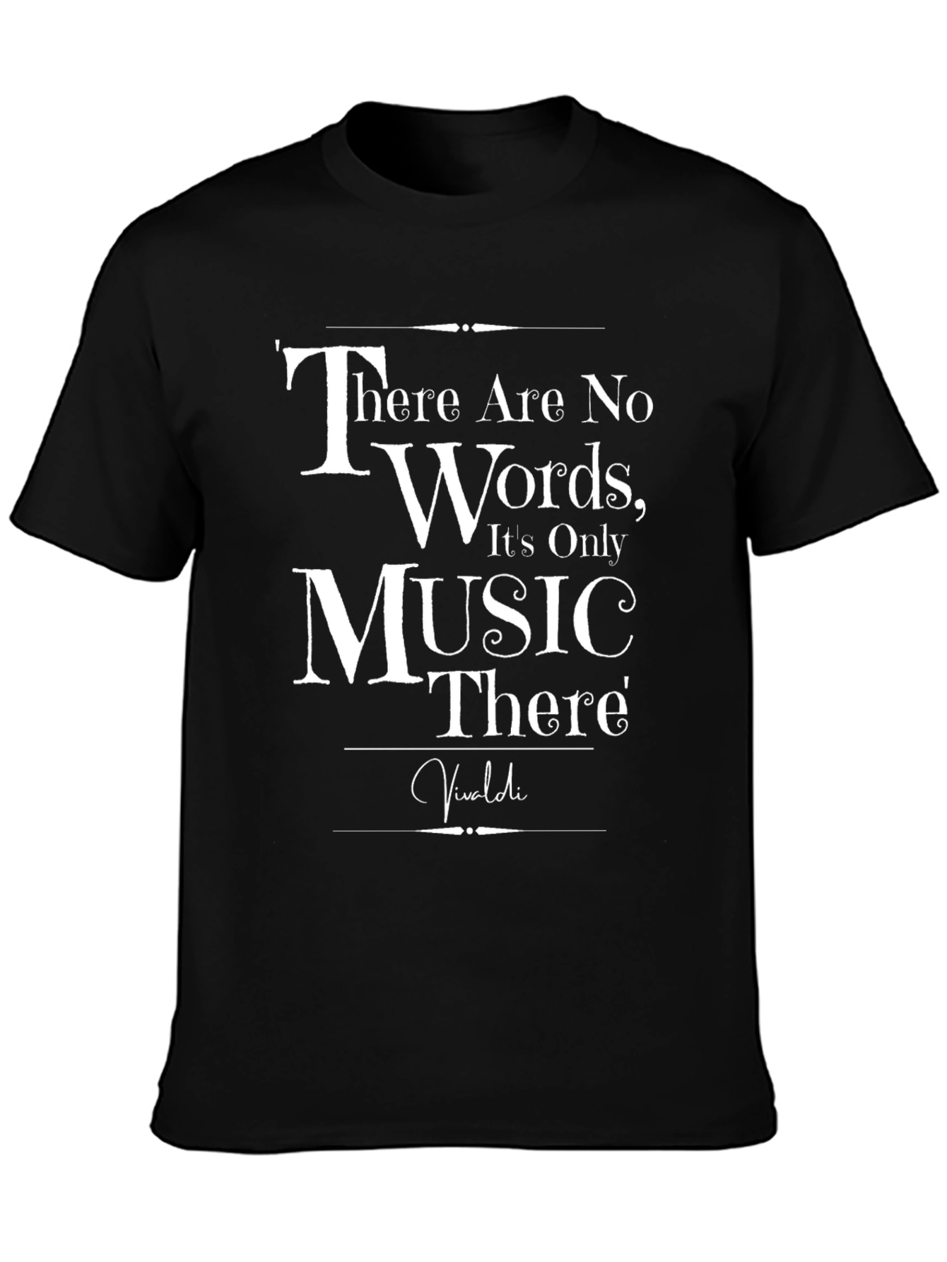 Music Lover T-Shirt - Vivaldi Quote Tee