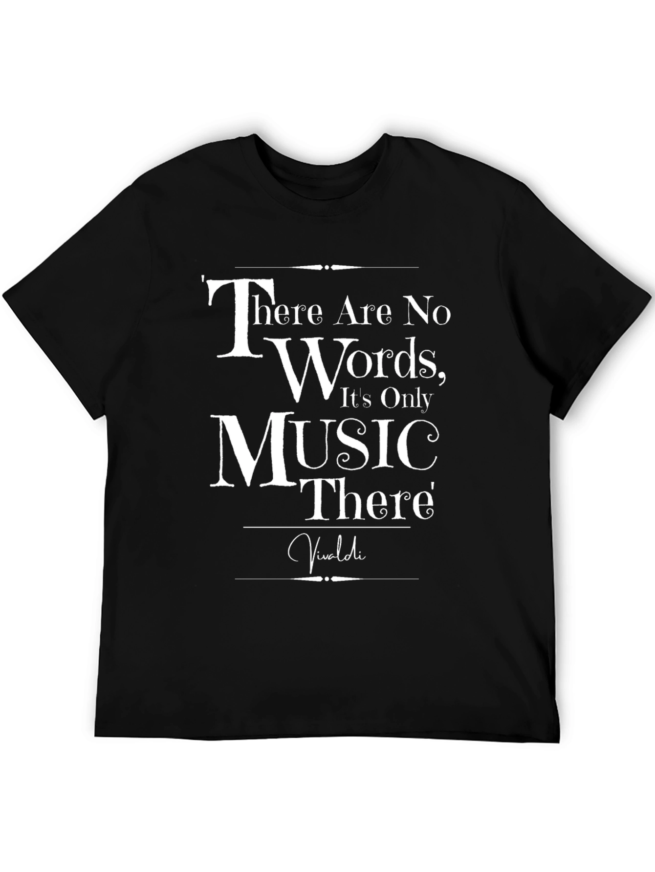 Music Lover T-Shirt - Vivaldi Quote Tee