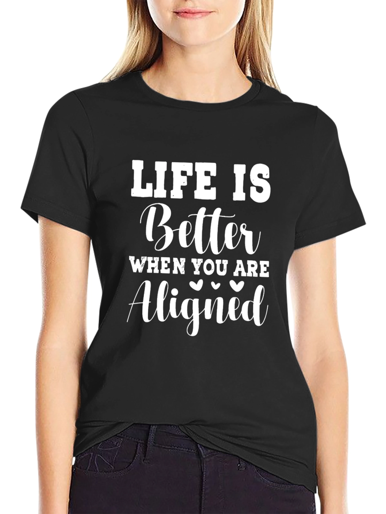 Life is Better Aligned Graphic Tee