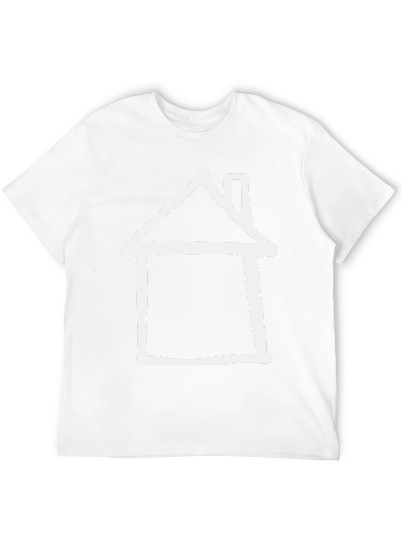 Minimalist House Graphic Tee - Modern Style