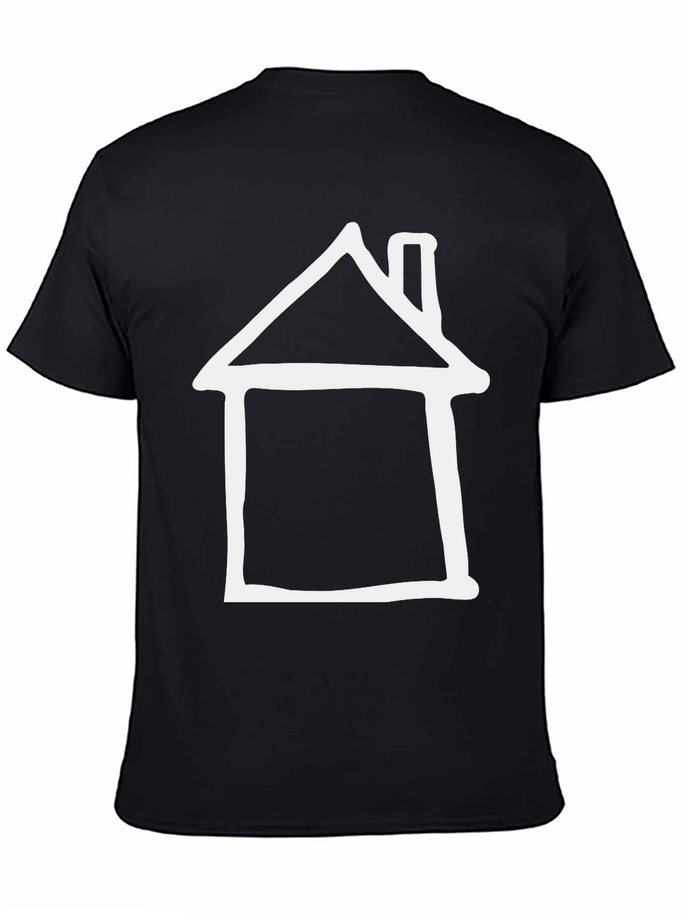 Minimalist House Graphic Tee - Modern Style