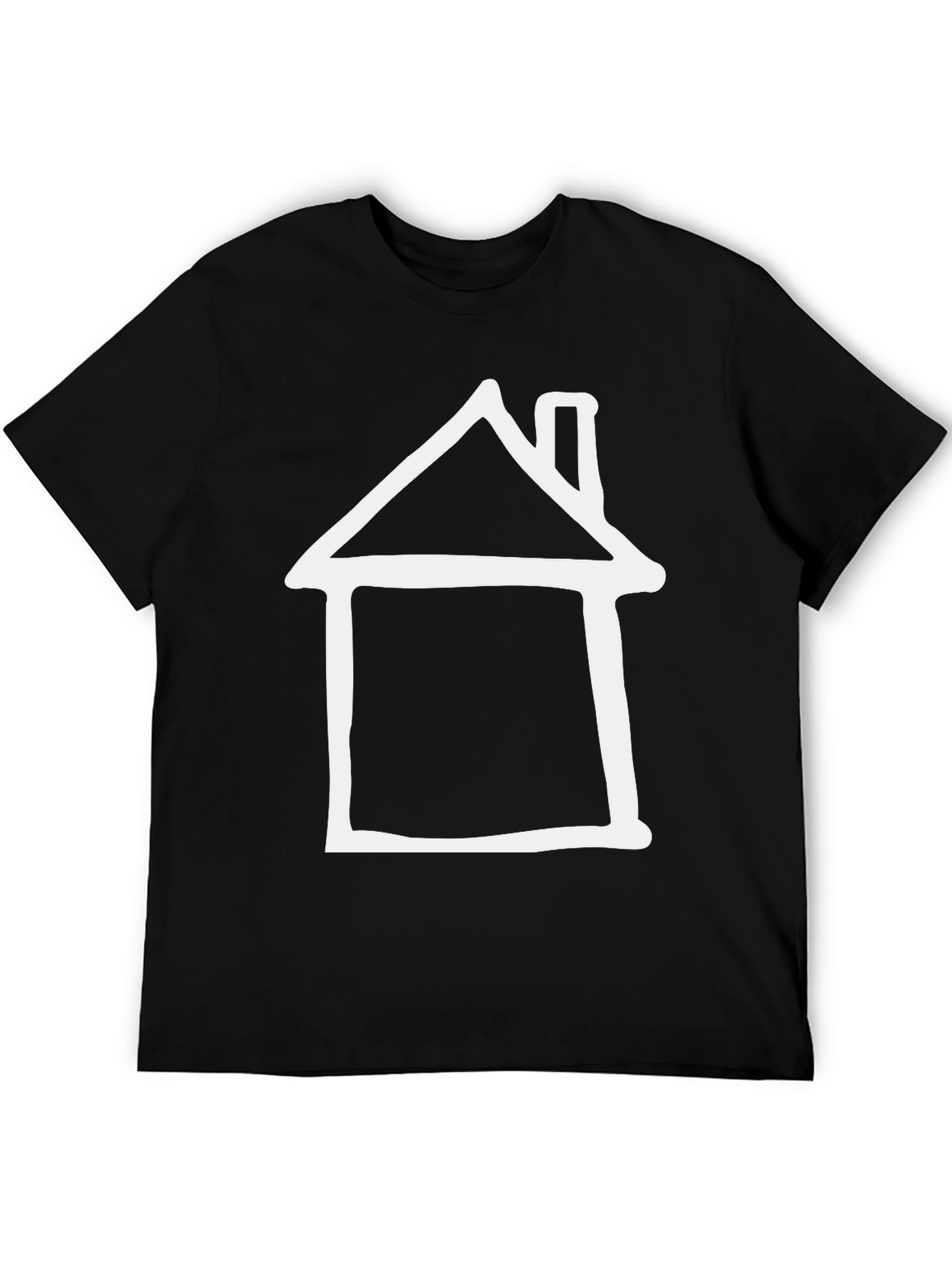 Minimalist House Graphic Tee - Modern Style