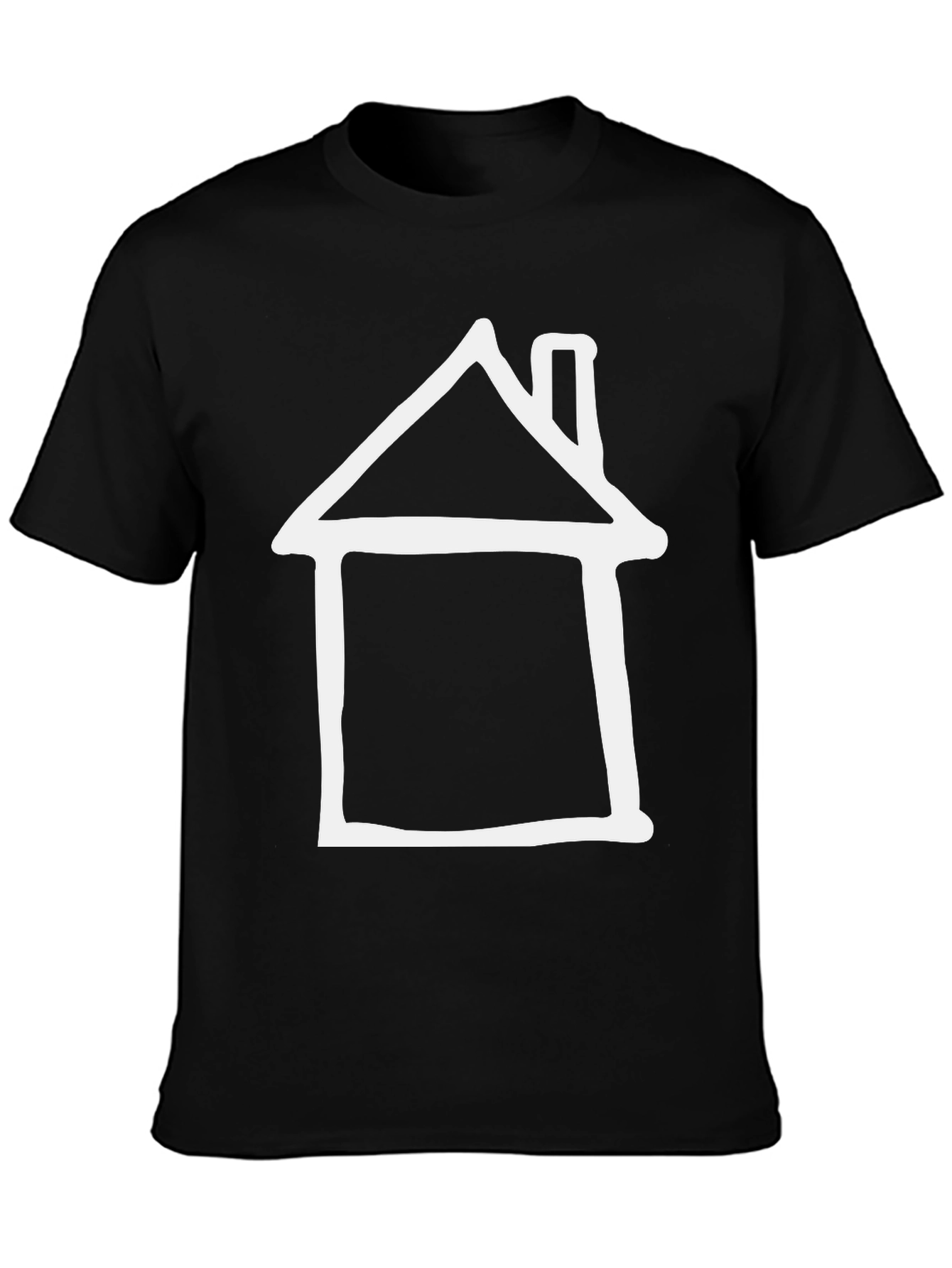 Minimalist House Graphic Tee - Modern Style