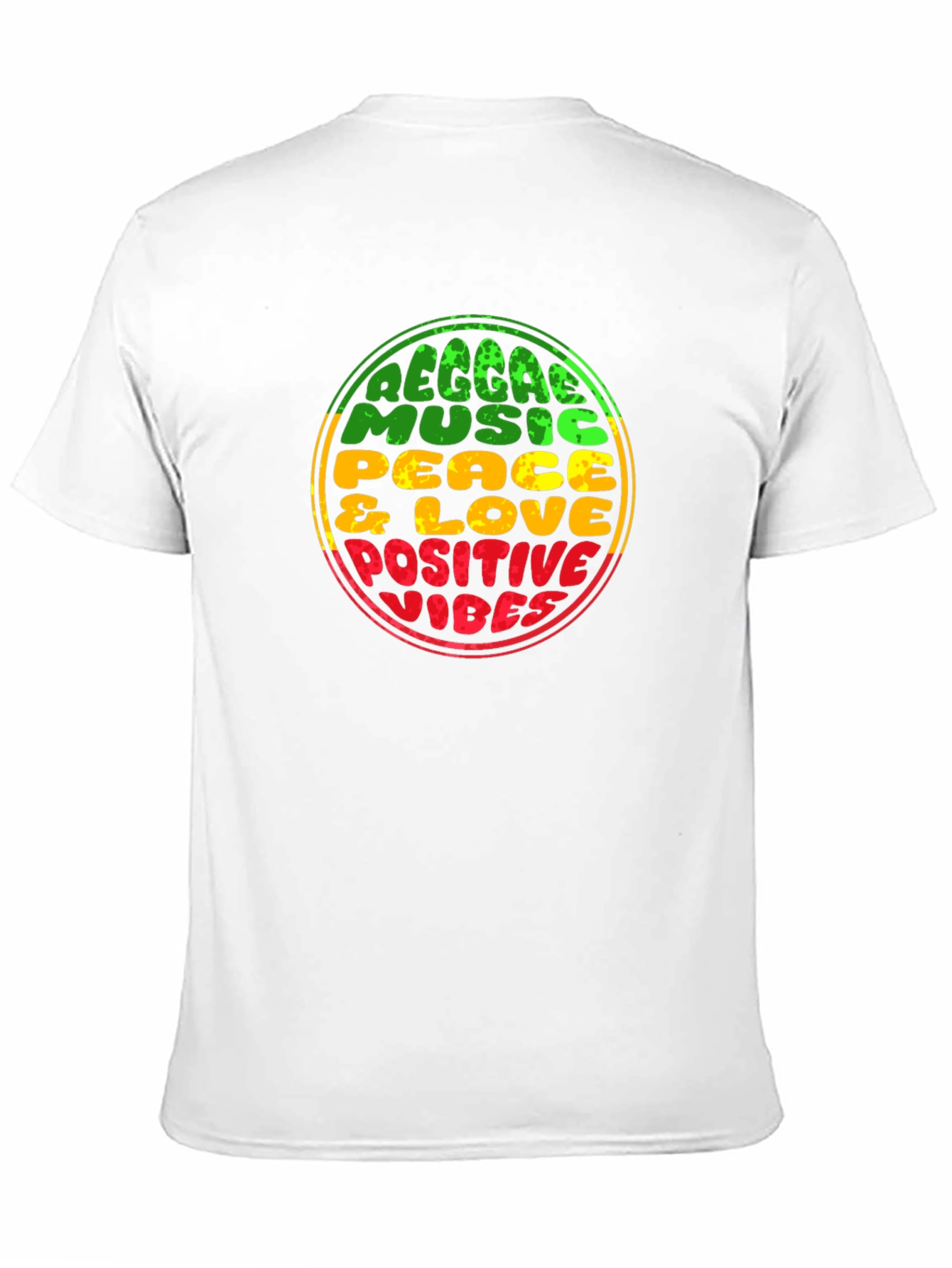 Reggae Music Positive Vibes Graphic Tee