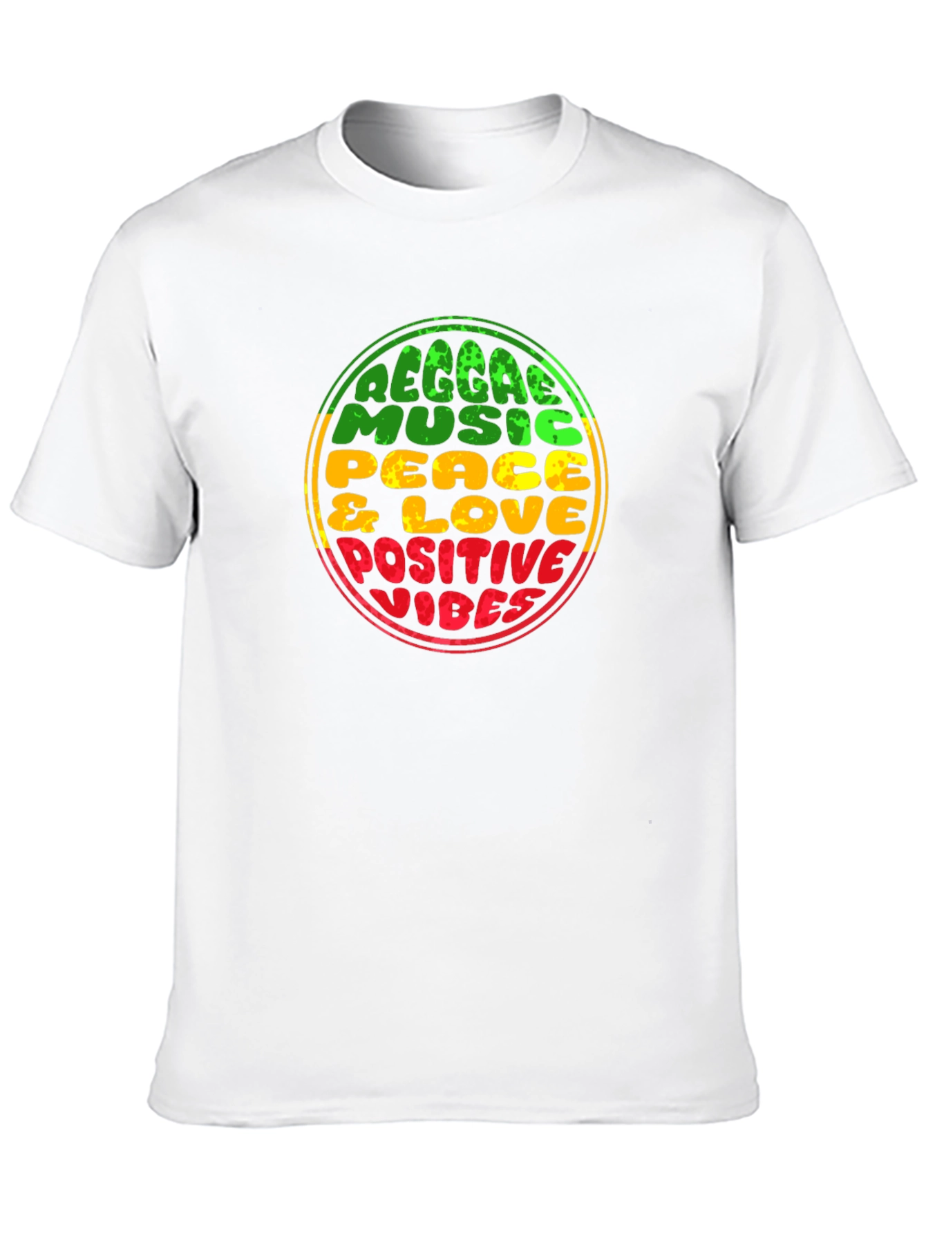 Reggae Music Positive Vibes Graphic Tee