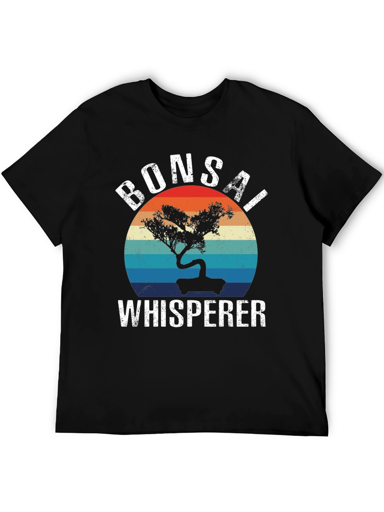 Bonsai Whisperer Retro Style Graphic Tee