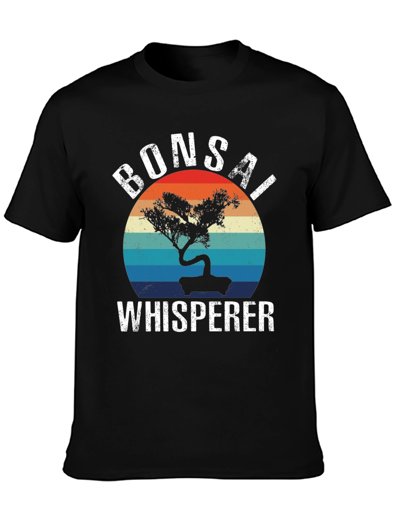 Bonsai Whisperer Retro Style Graphic Tee