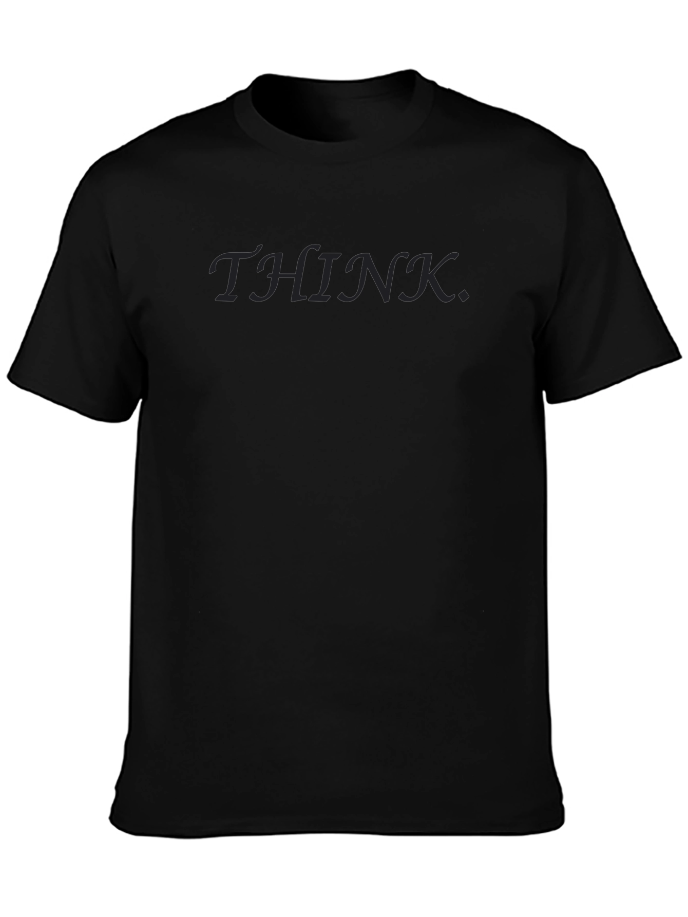 Think Black T-Shirt - Modern Style