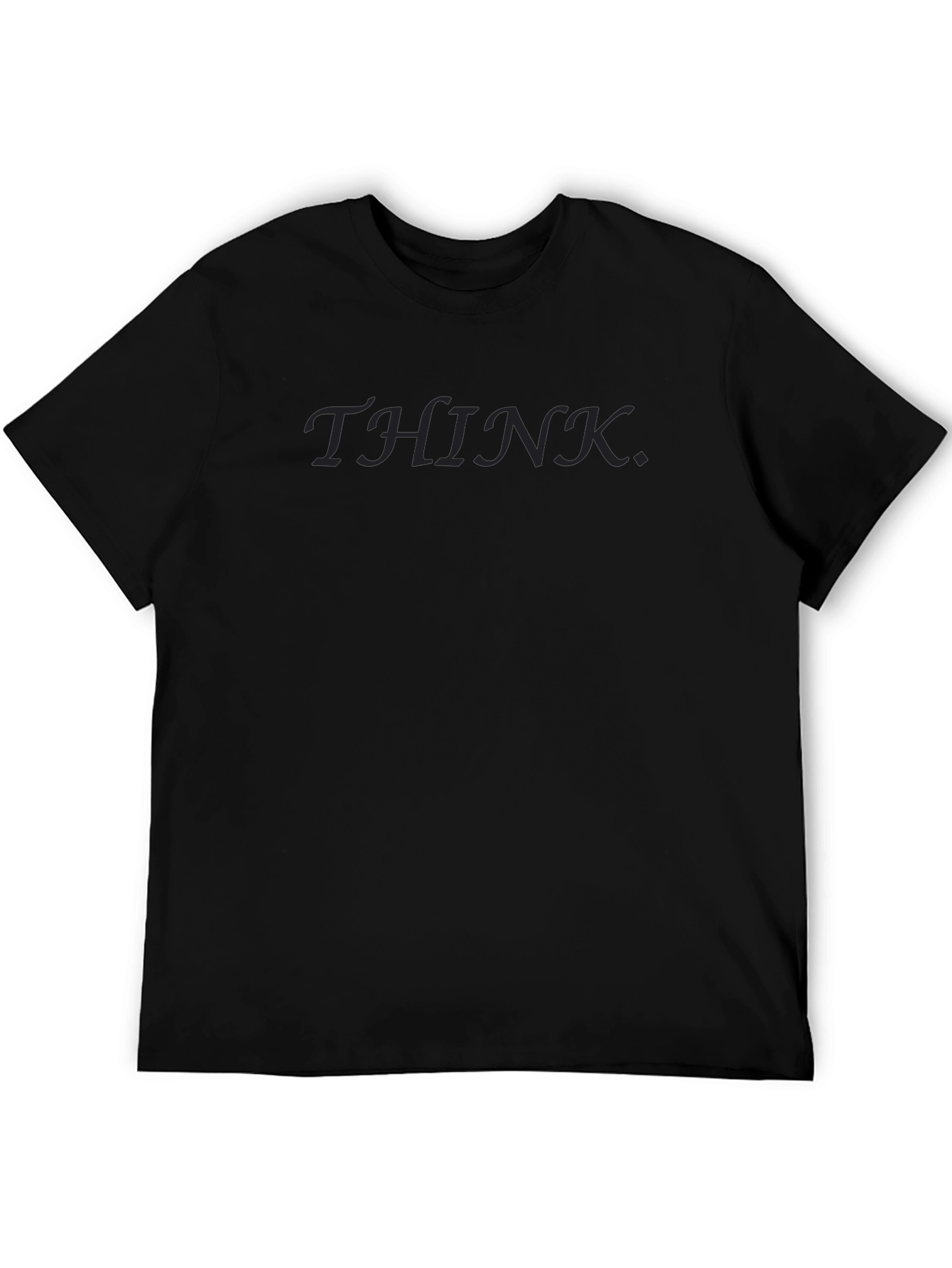 Think Black T-Shirt - Modern Style