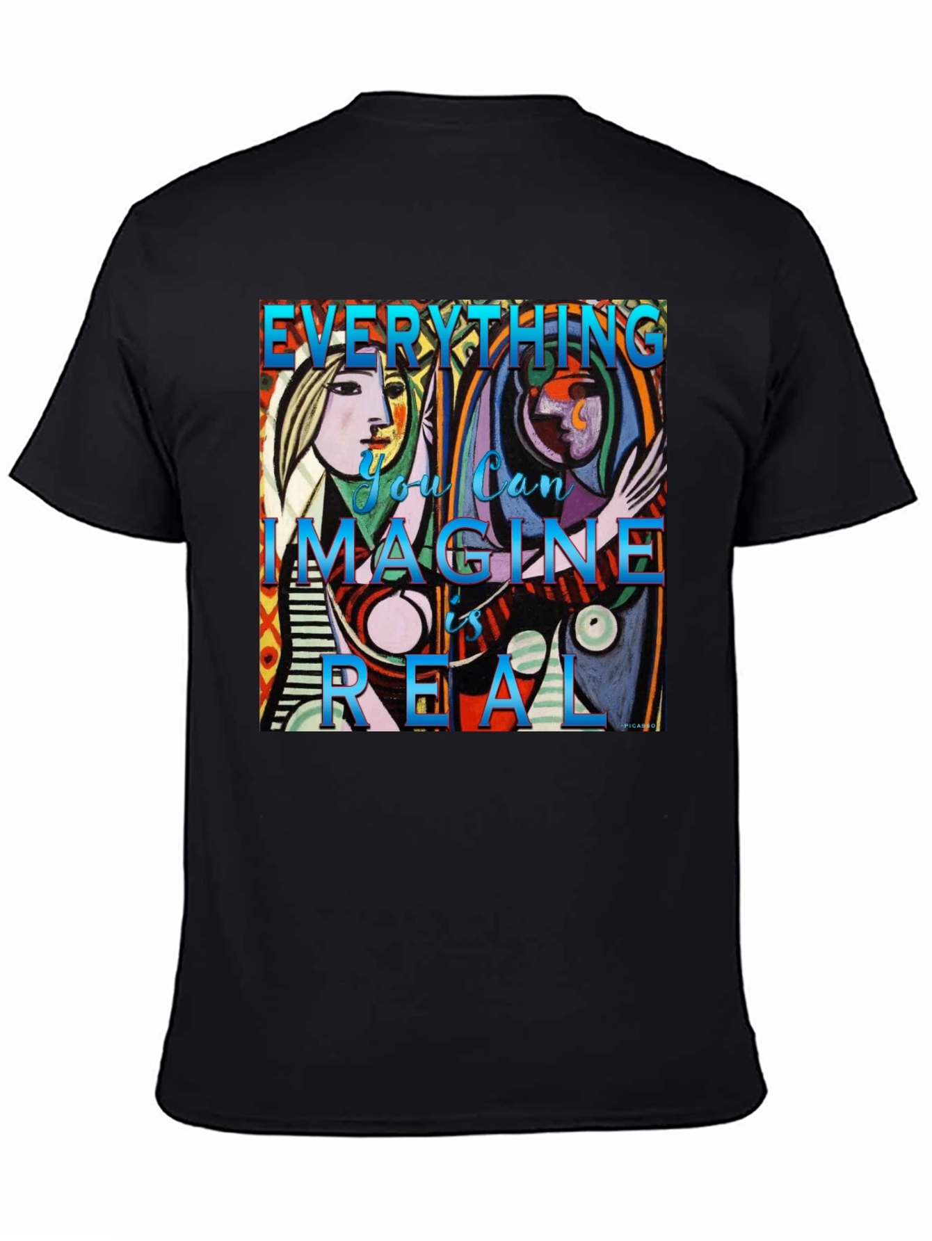 Artistic Picasso Graphic Tee - Everything is Real