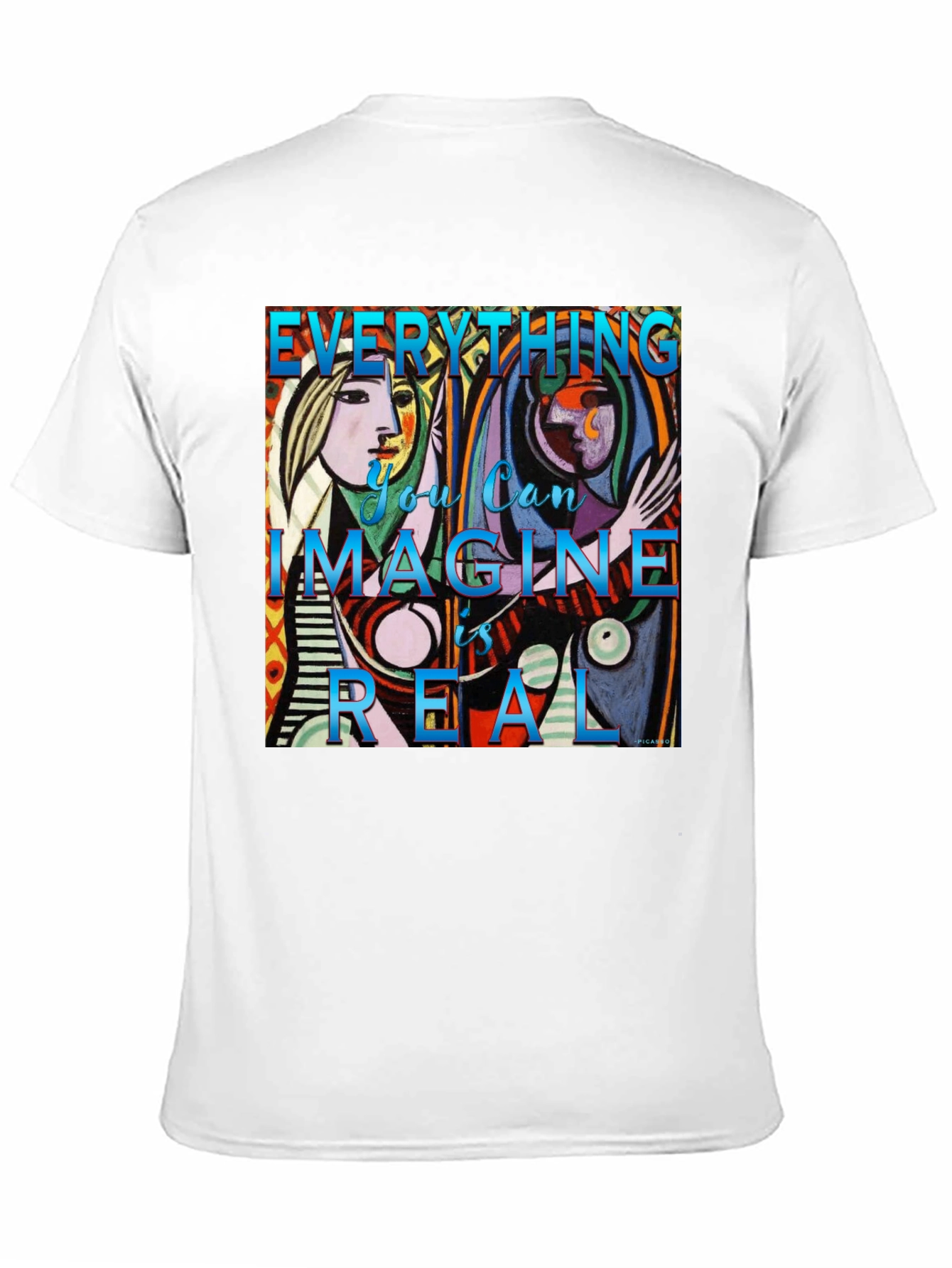 Artistic Picasso Graphic Tee - Everything is Real