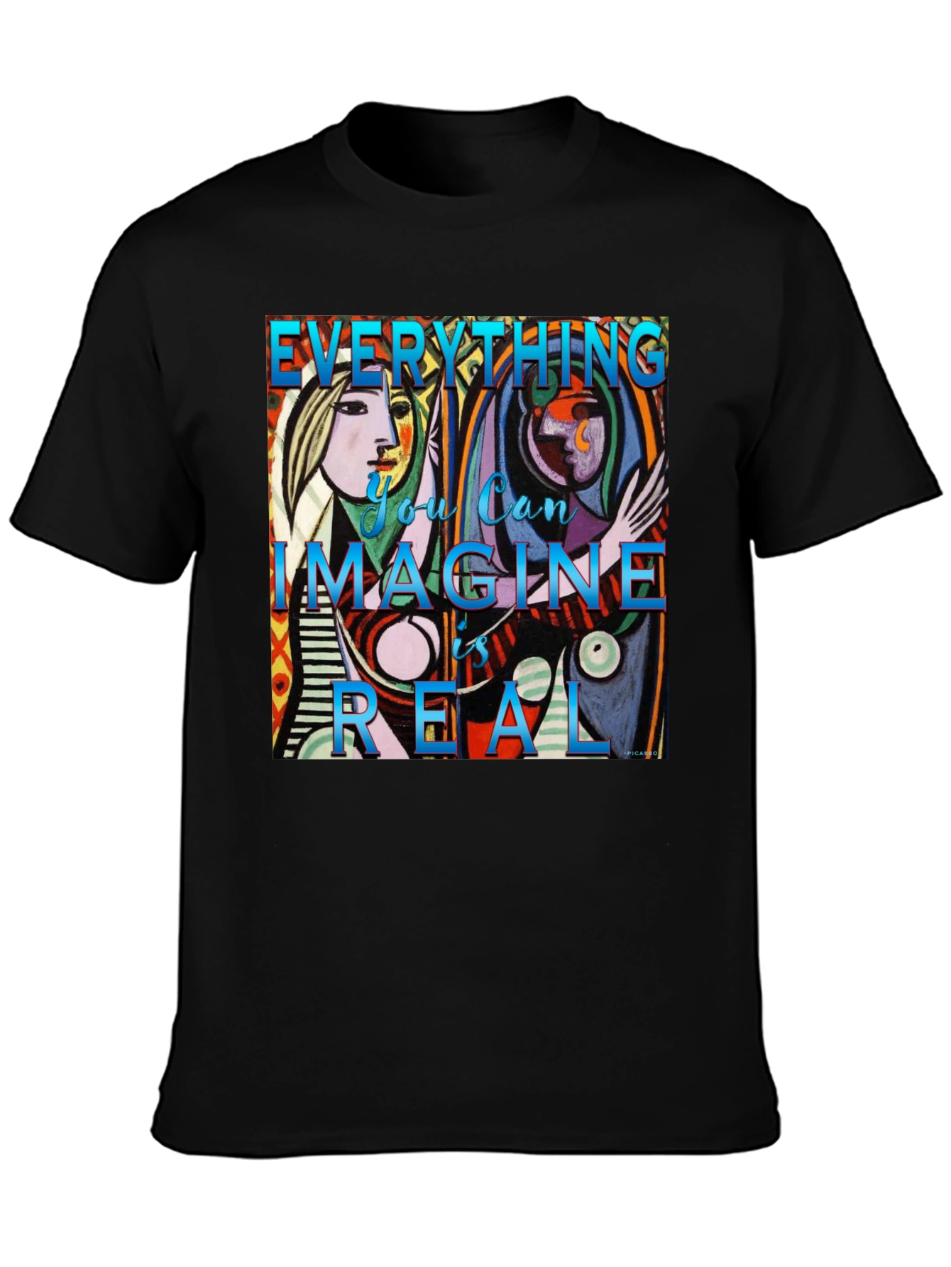 Artistic Picasso Graphic Tee - Everything is Real