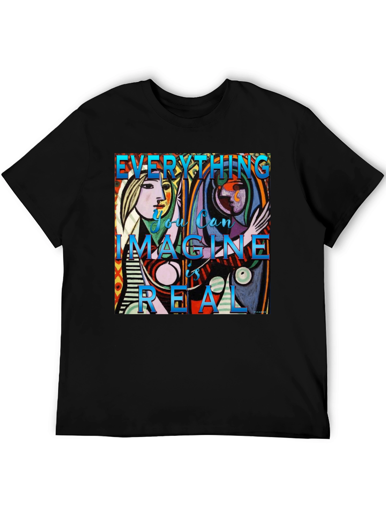 Artistic Picasso Graphic Tee - Everything is Real