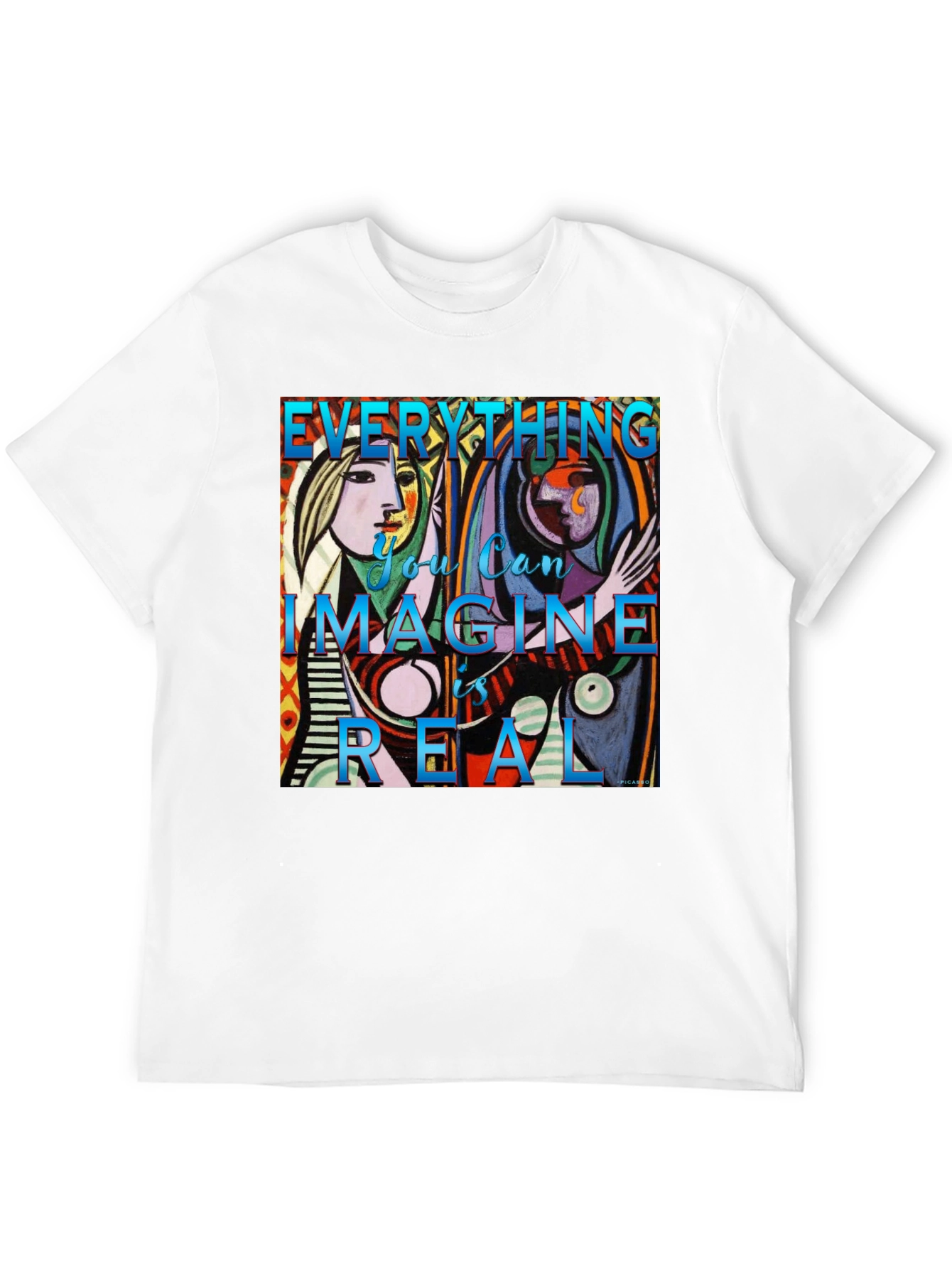 Artistic Picasso Graphic Tee - Everything is Real