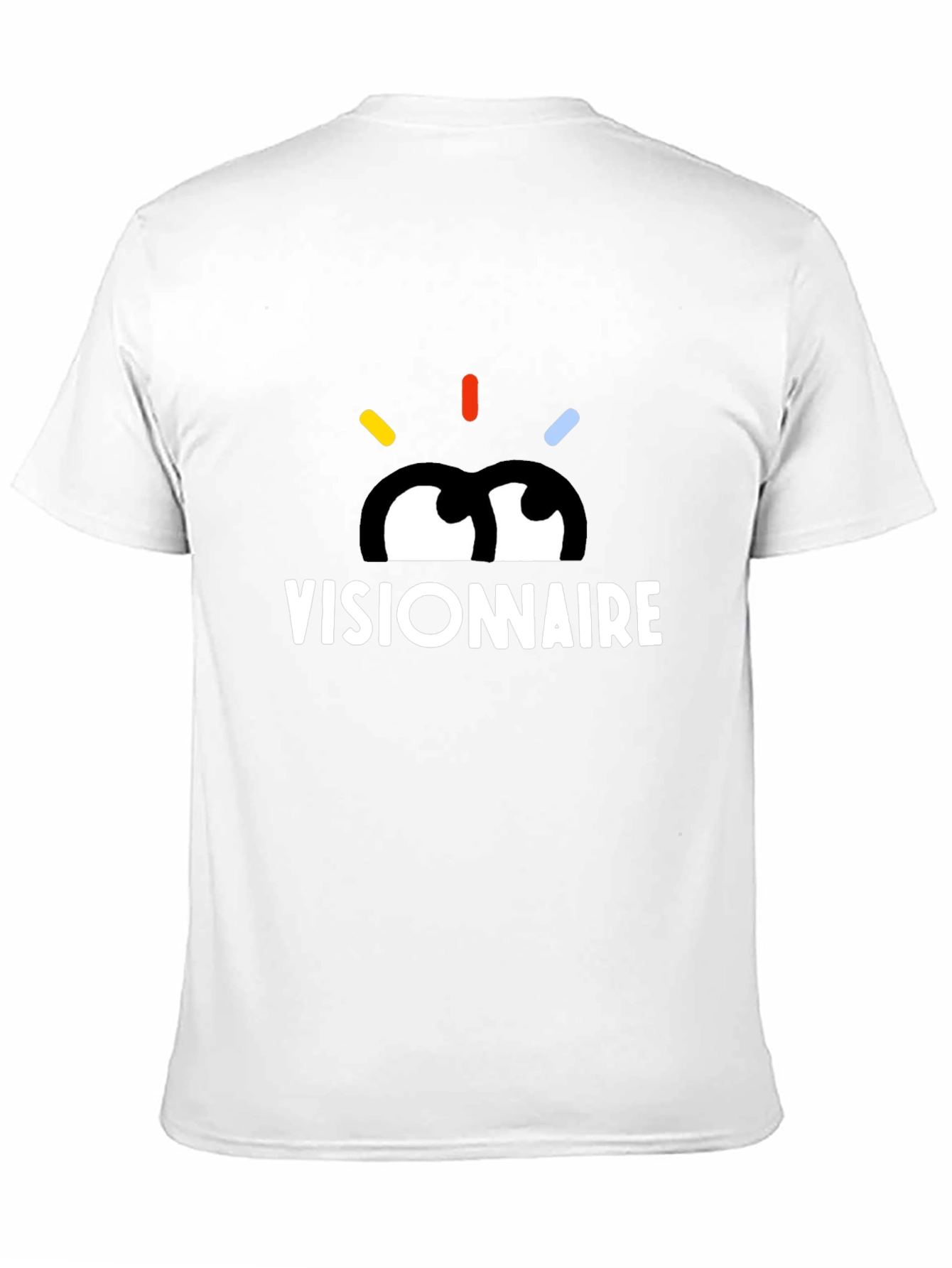 Visionnaire Graphic Black T-Shirt - Modern Eye Design