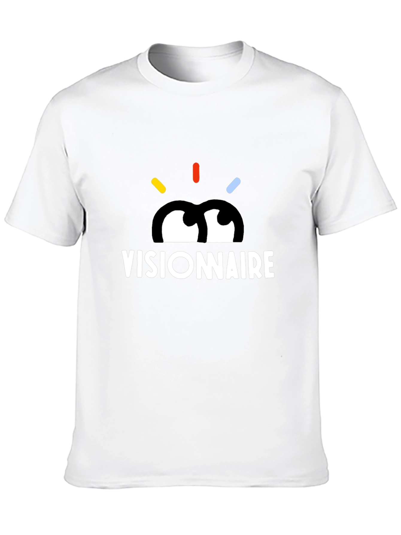 Visionnaire Graphic Black T-Shirt - Modern Eye Design
