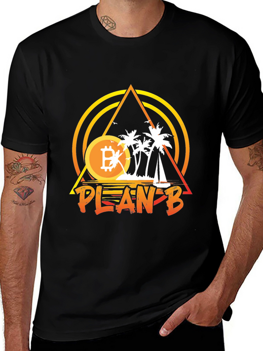 Bitcoin Plan B T-Shirt - Crypto Trader Apparel