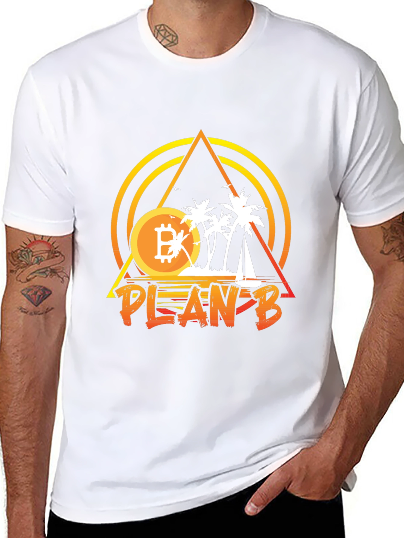 Bitcoin Plan B T-Shirt - Crypto Trader Apparel