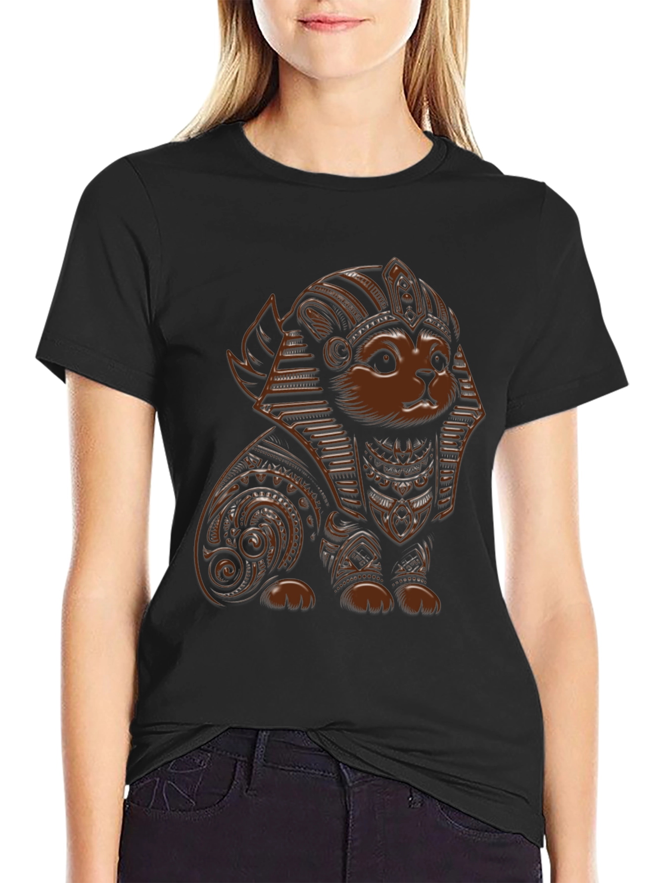 Egyptian Pharaoh Cat Graphic Tee