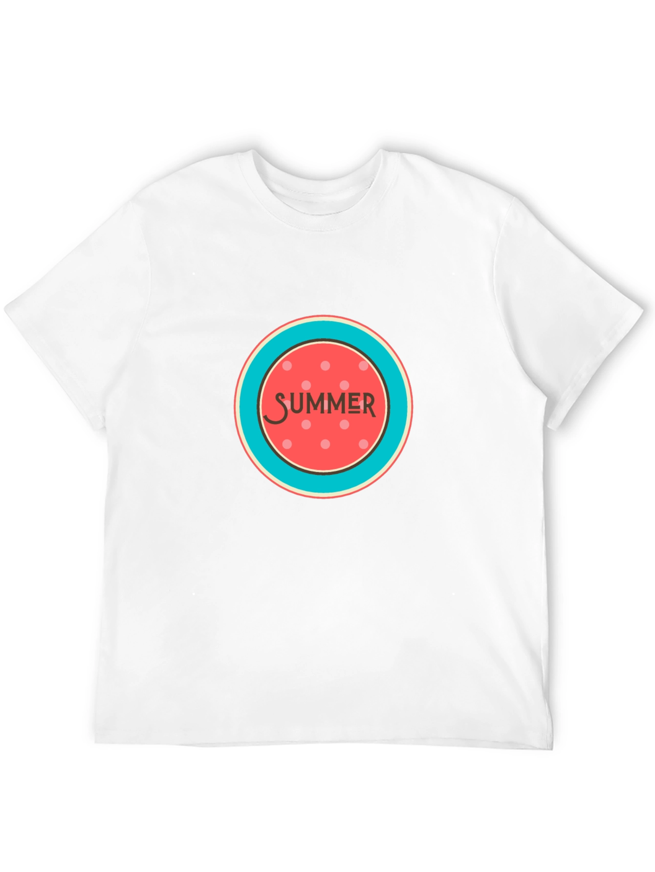 Summer Graphic Black T-Shirt