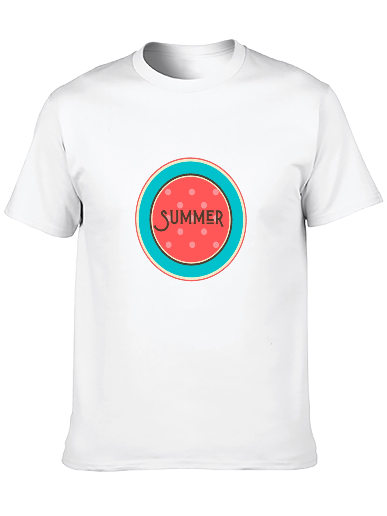 Summer Graphic Black T-Shirt
