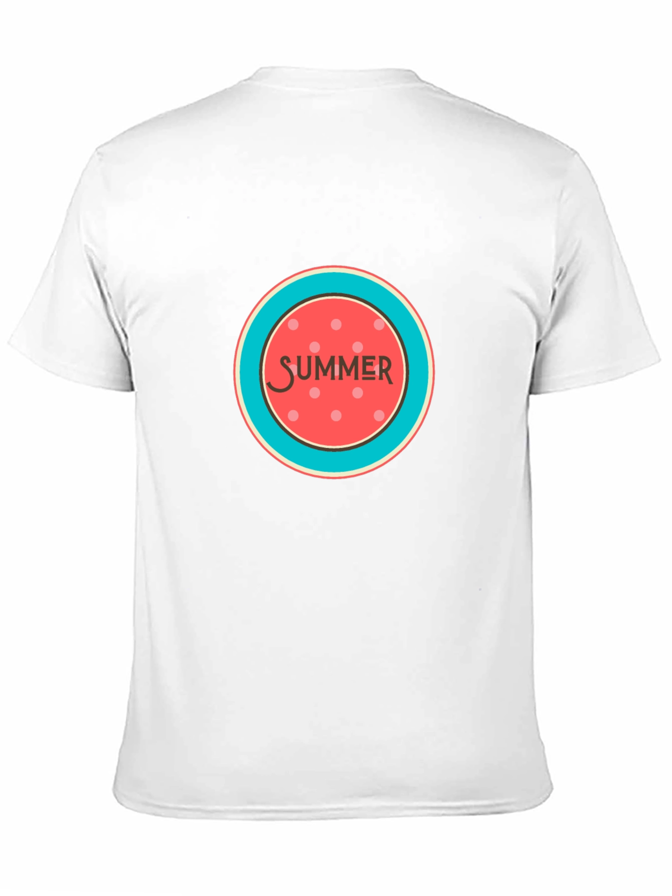 Summer Graphic Black T-Shirt