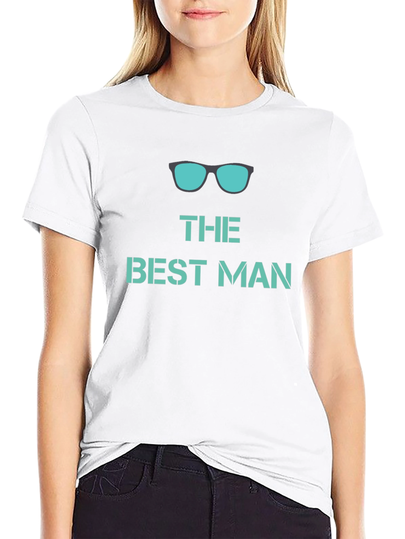 Best Man Crew Neck Graphic T-Shirt
