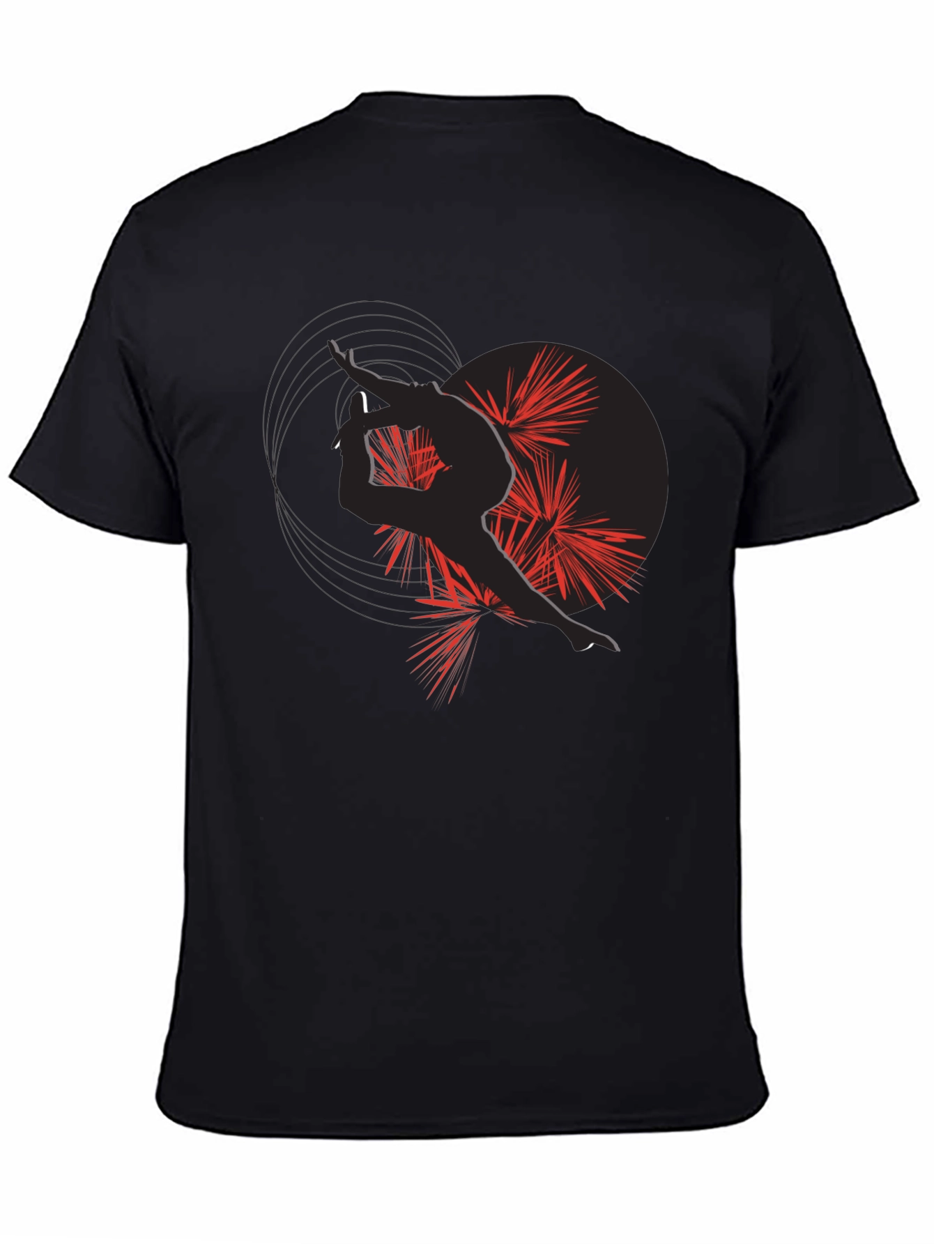 Artistic Silhouette Graphic Tee - Modern Style