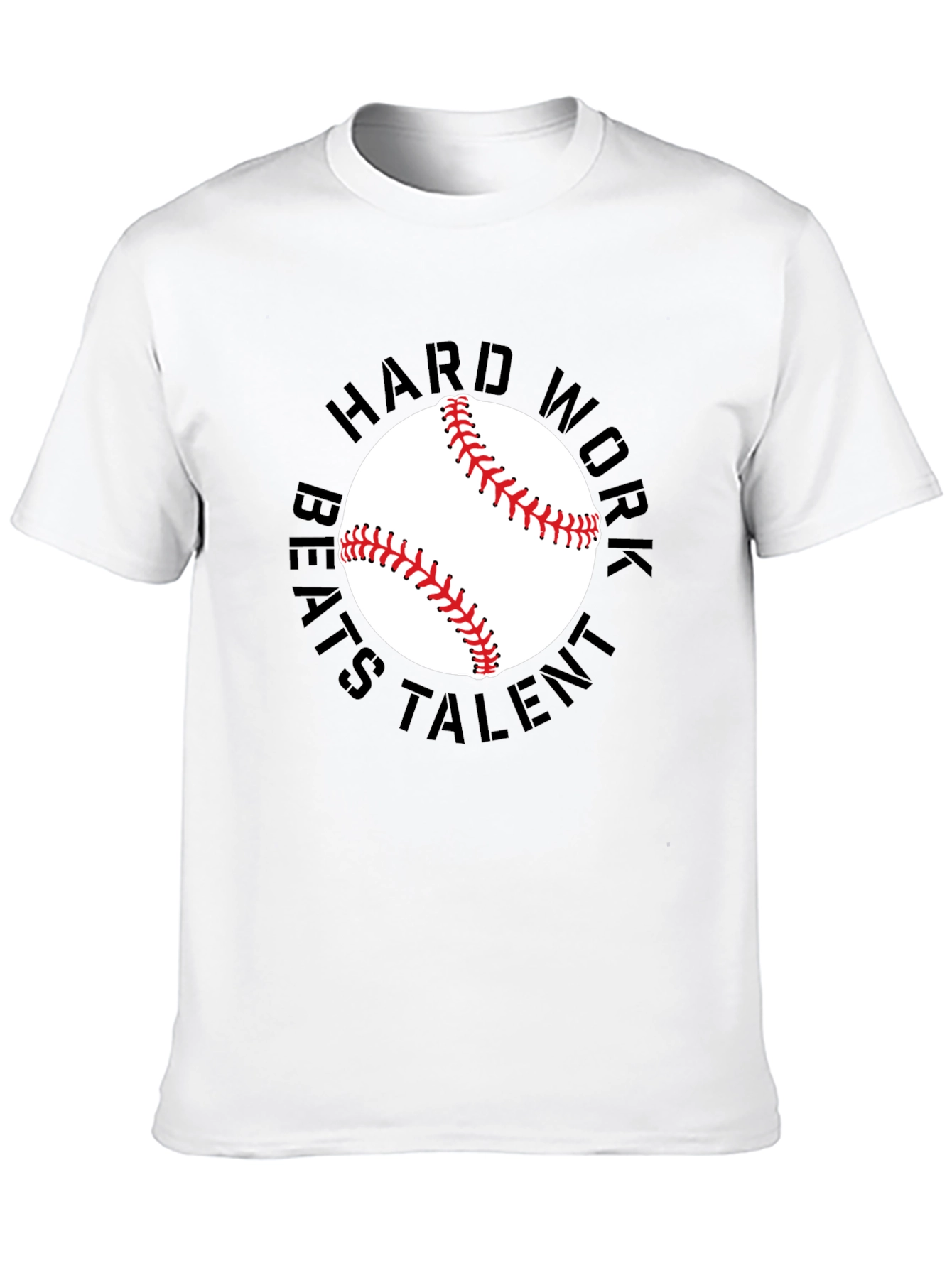 Hard Work Beats Talent Baseball T-Shirt