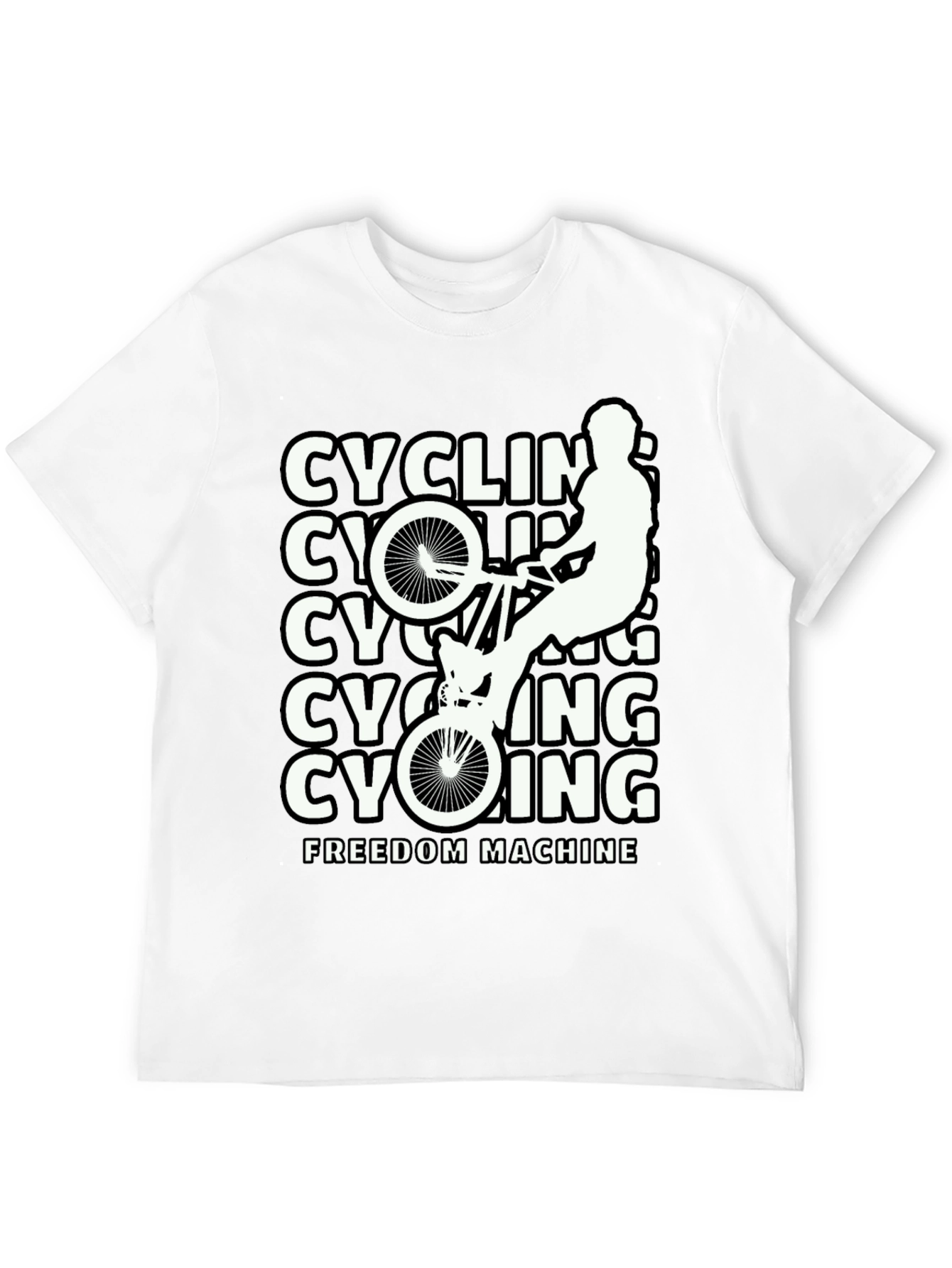 Cycling Freedom Machine Black T-Shirt