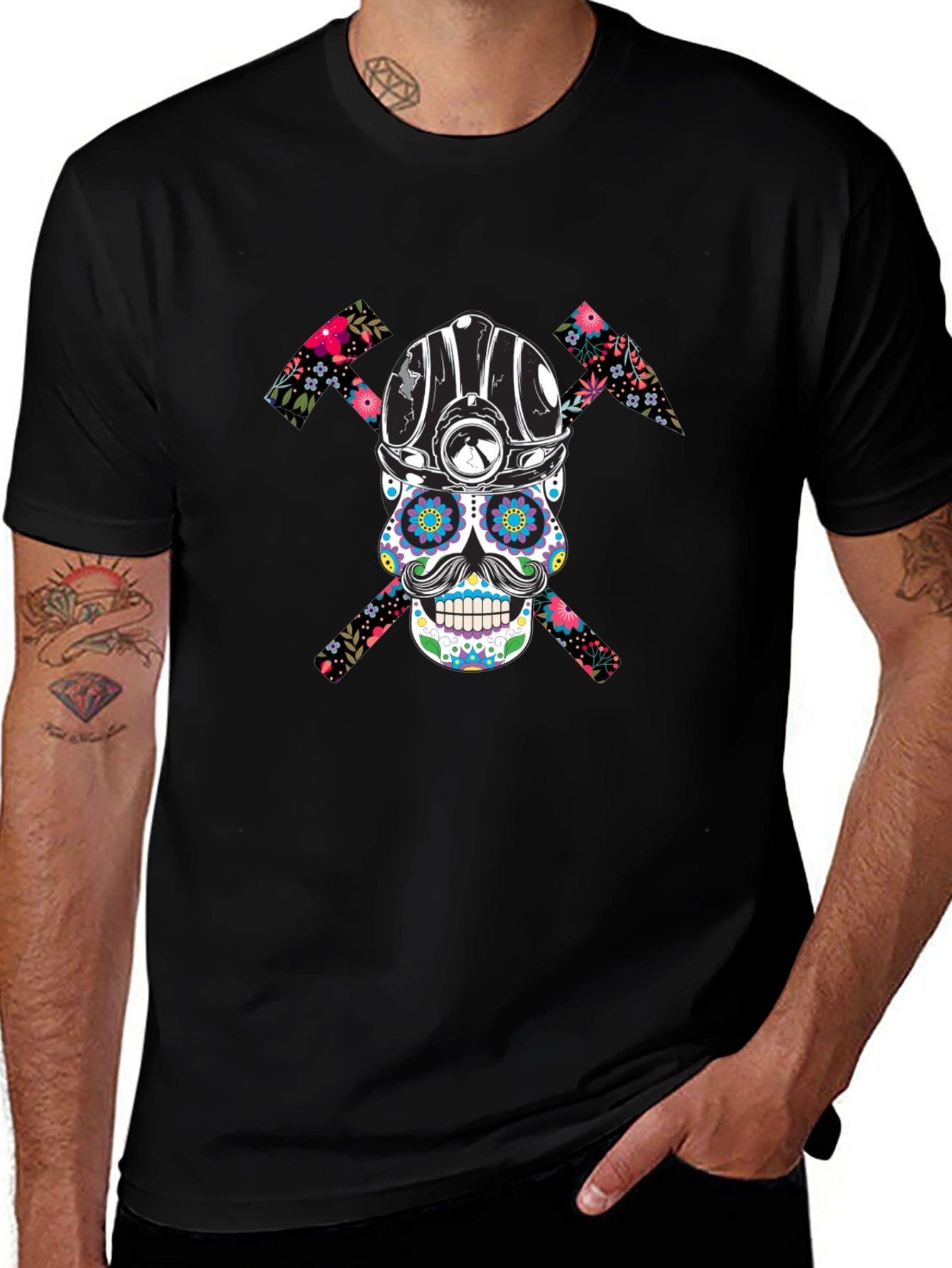 Sugar Skull Miner Graphic Tee