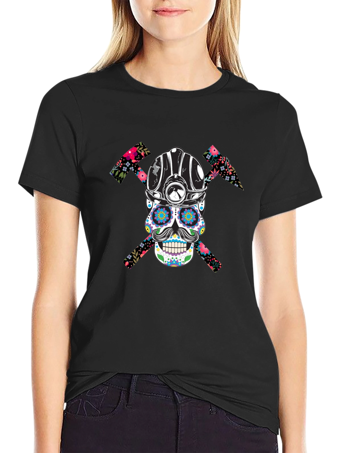 Sugar Skull Miner Graphic Tee