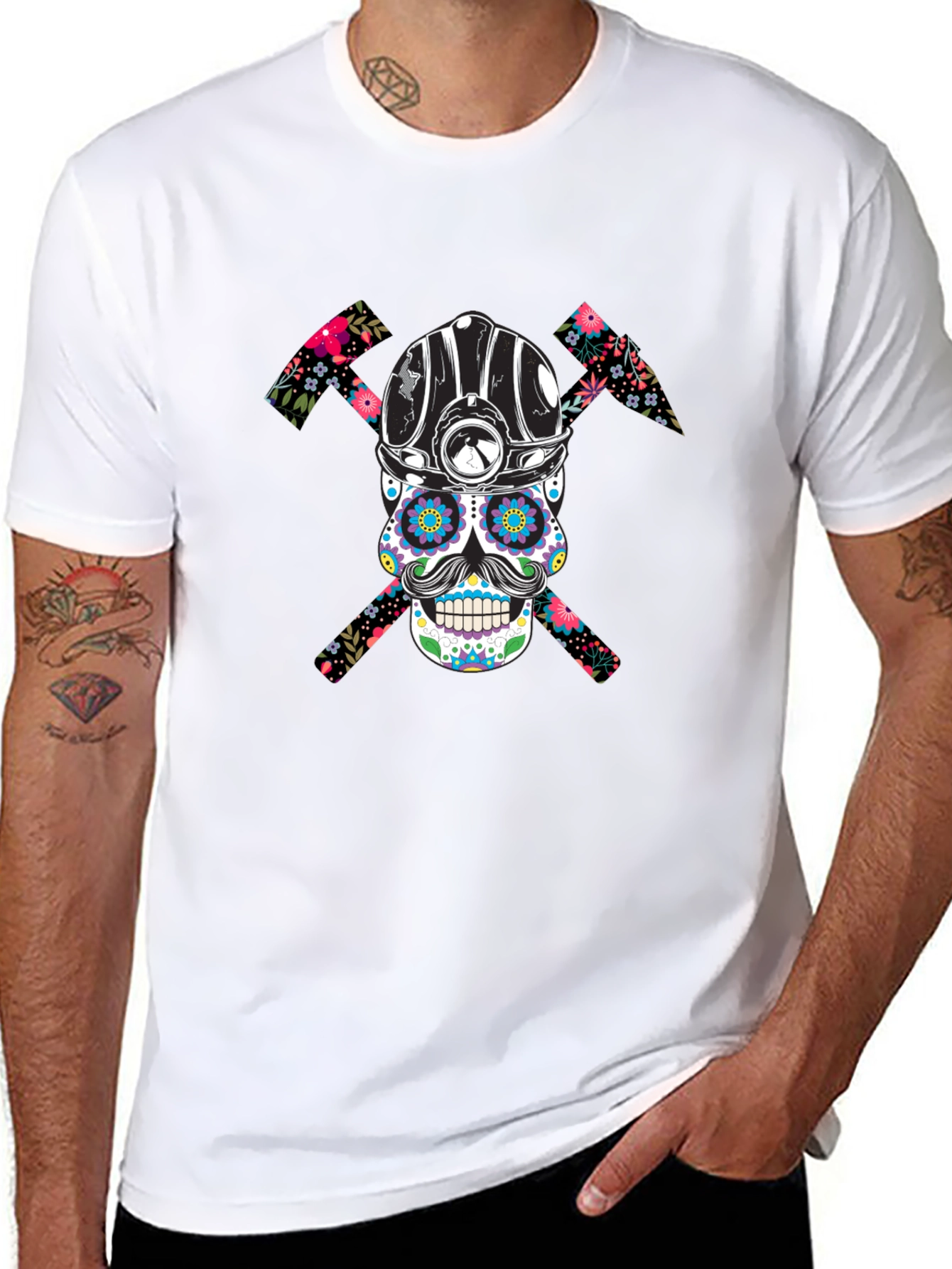 Sugar Skull Miner Graphic Tee