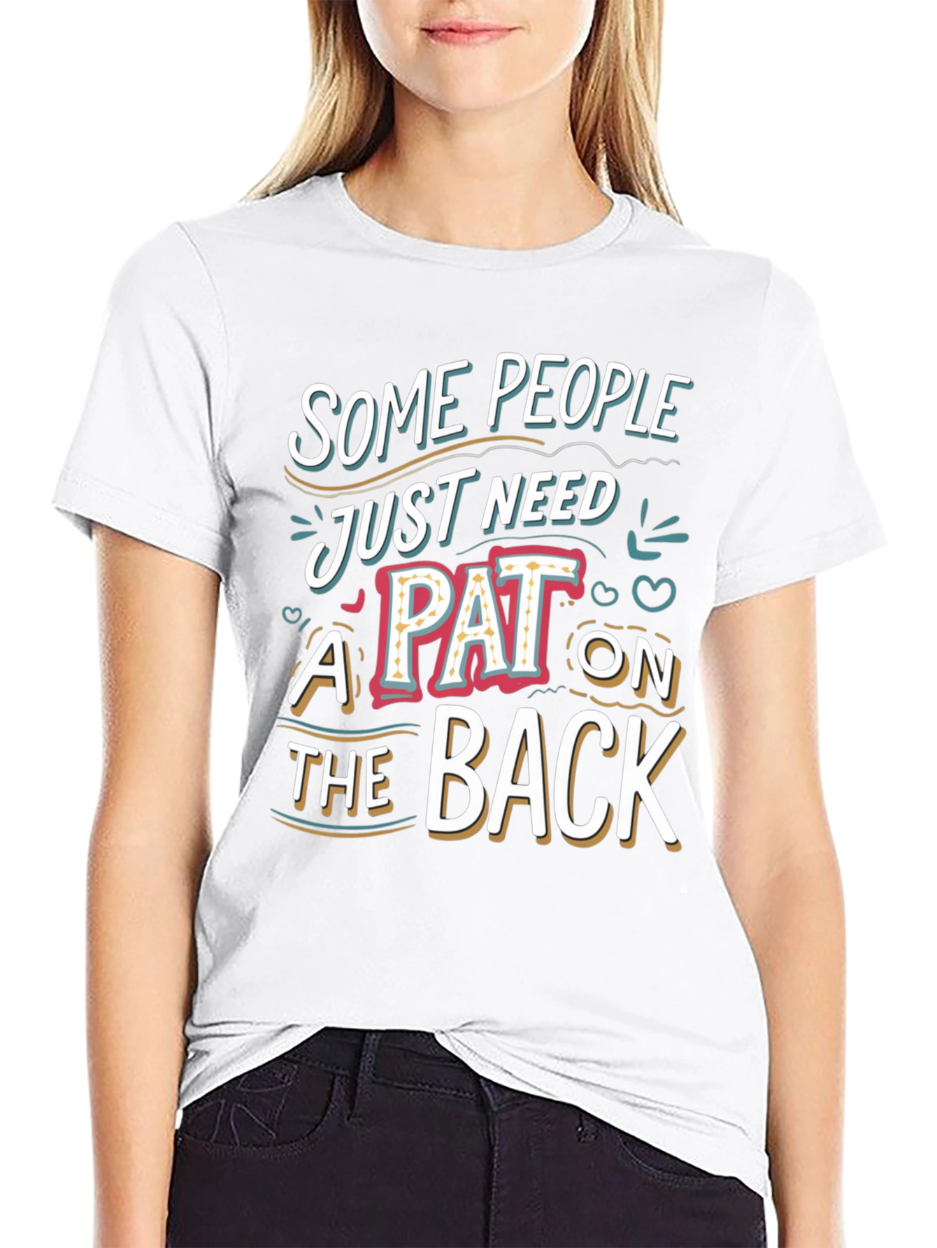 Funny Pat On The Back Graphic Tee