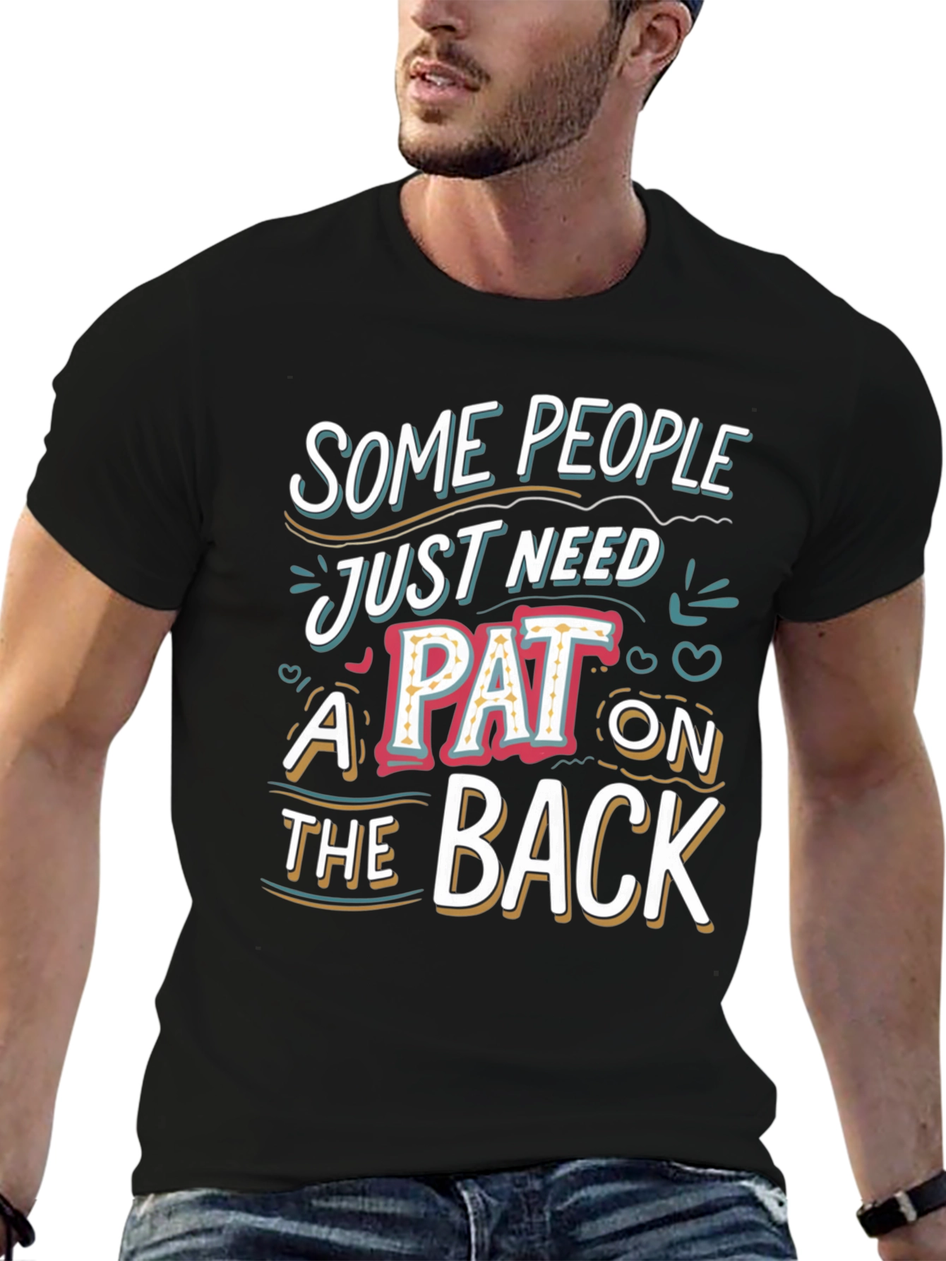 Funny Pat On The Back Graphic Tee