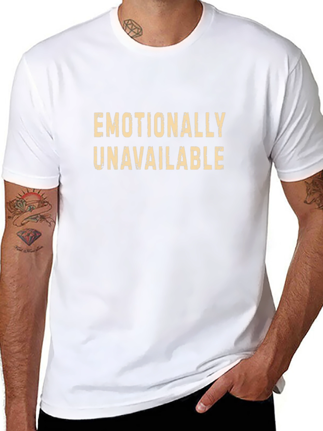 Emotionally Unavailable Graphic T-Shirt