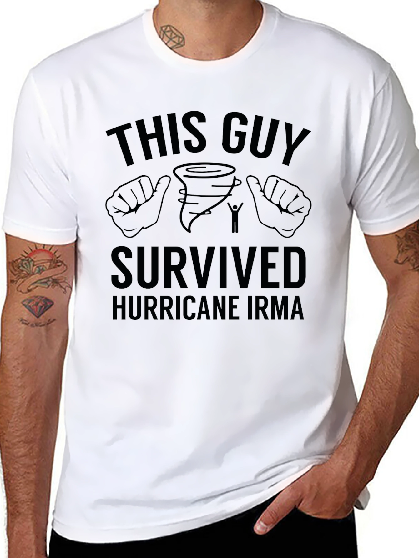 Hurricane Irma Survivor Novelty T-Shirt