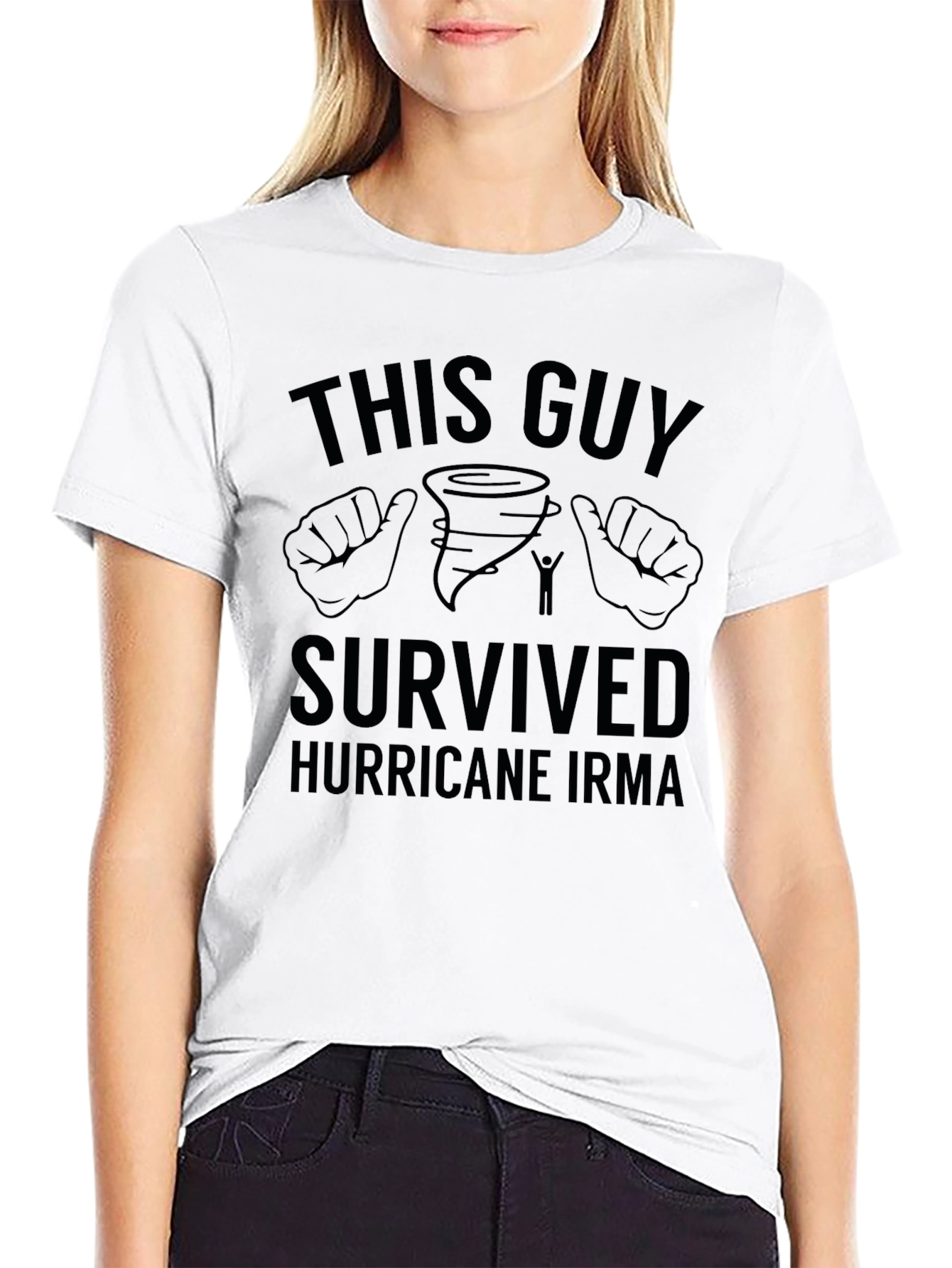 Hurricane Irma Survivor Novelty T-Shirt