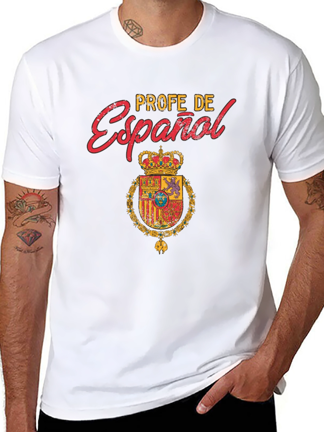 Profe De Español T-Shirt Spanish Teacher Tee