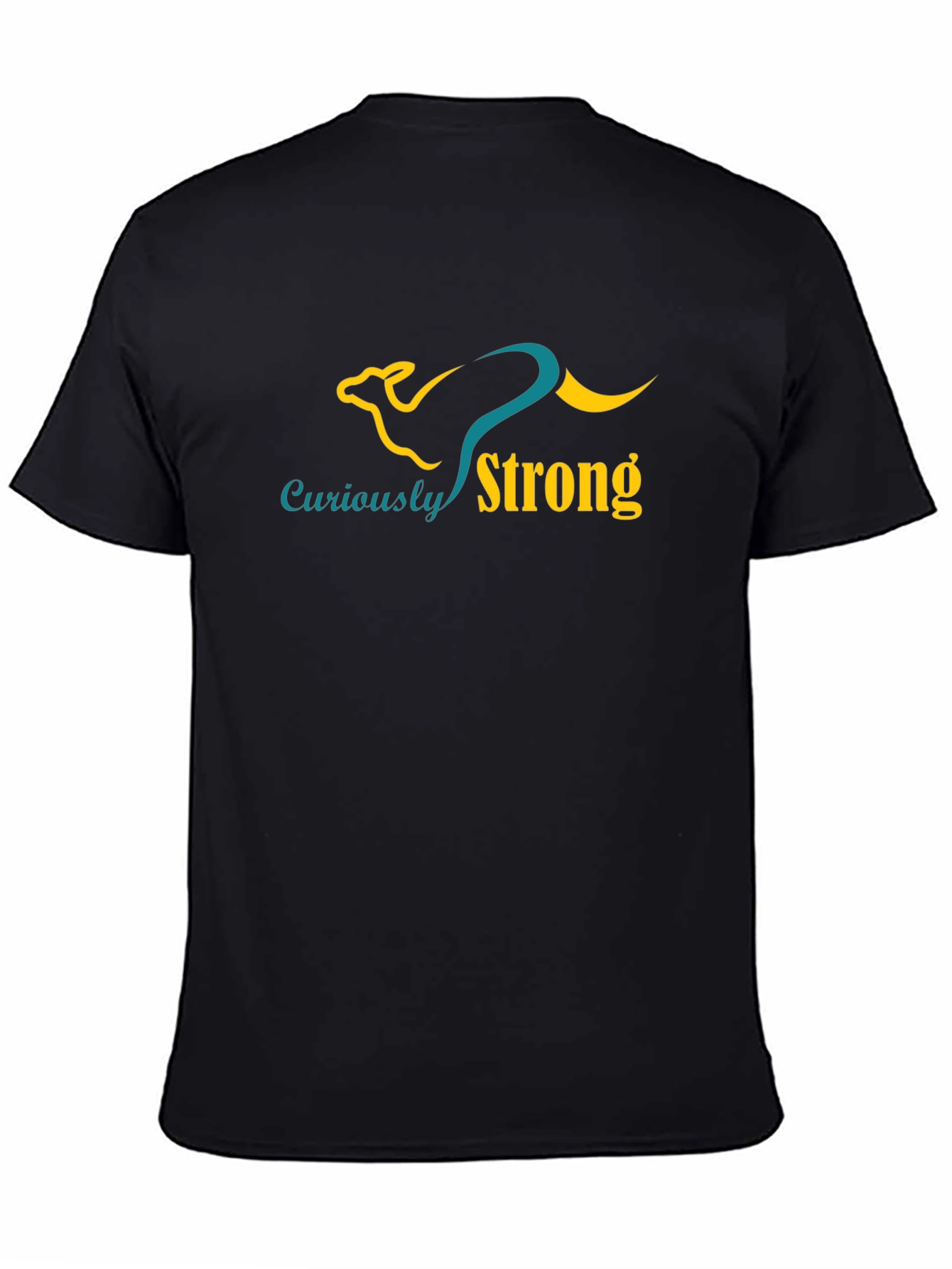 Curiously Strong Graphic Tee - Black
