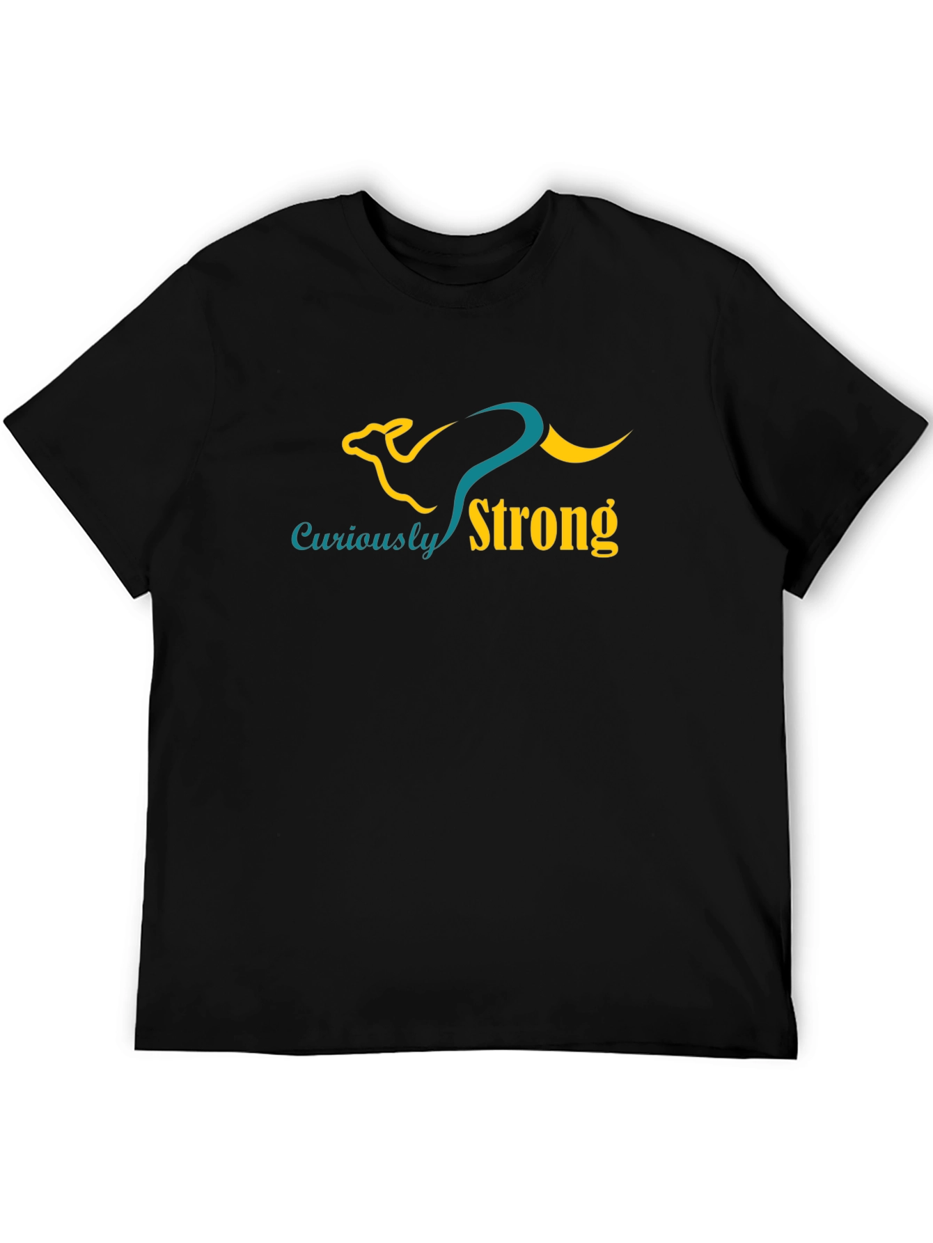 Curiously Strong Graphic Tee - Black