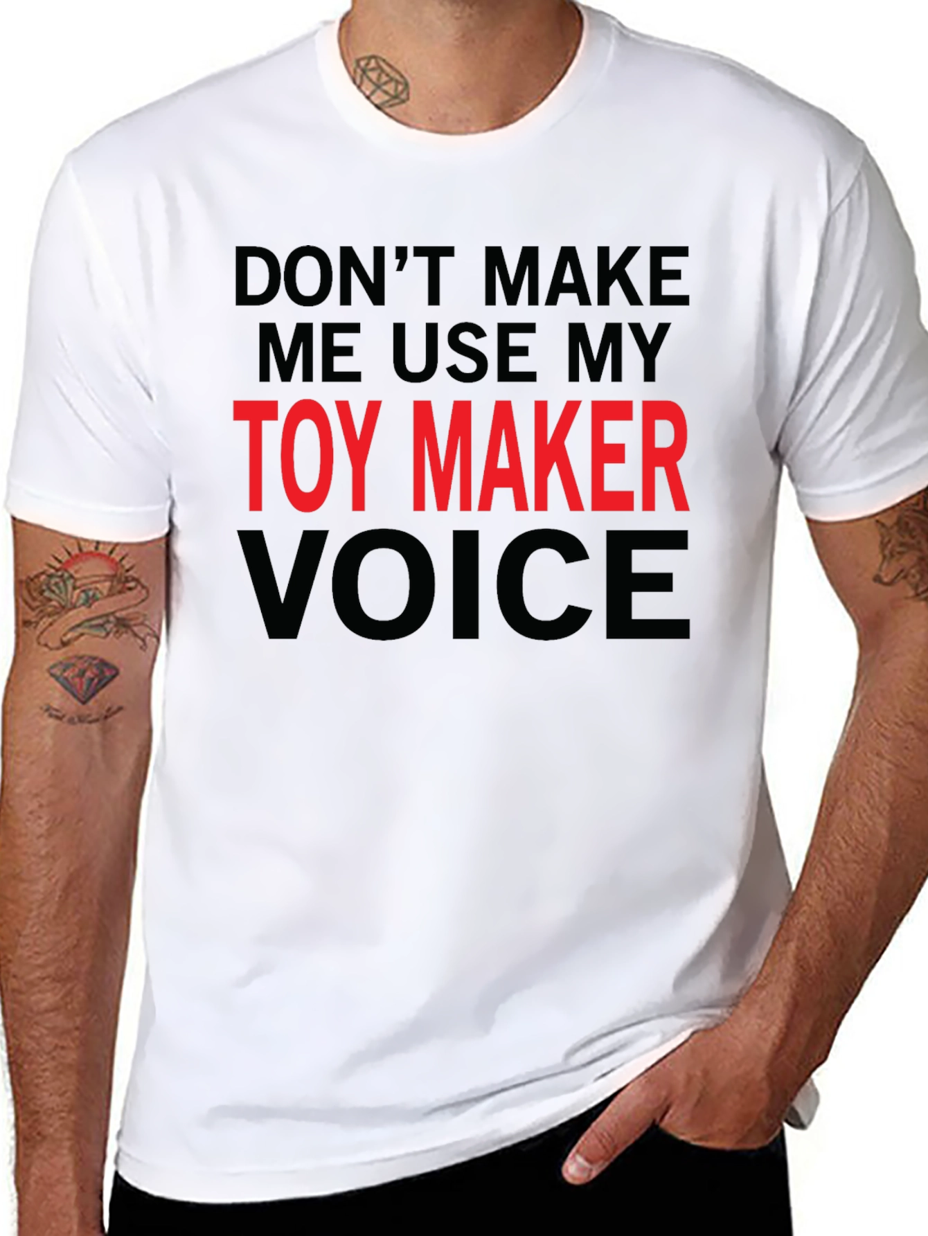 Toy Maker Voice Funny Novelty T-Shirt