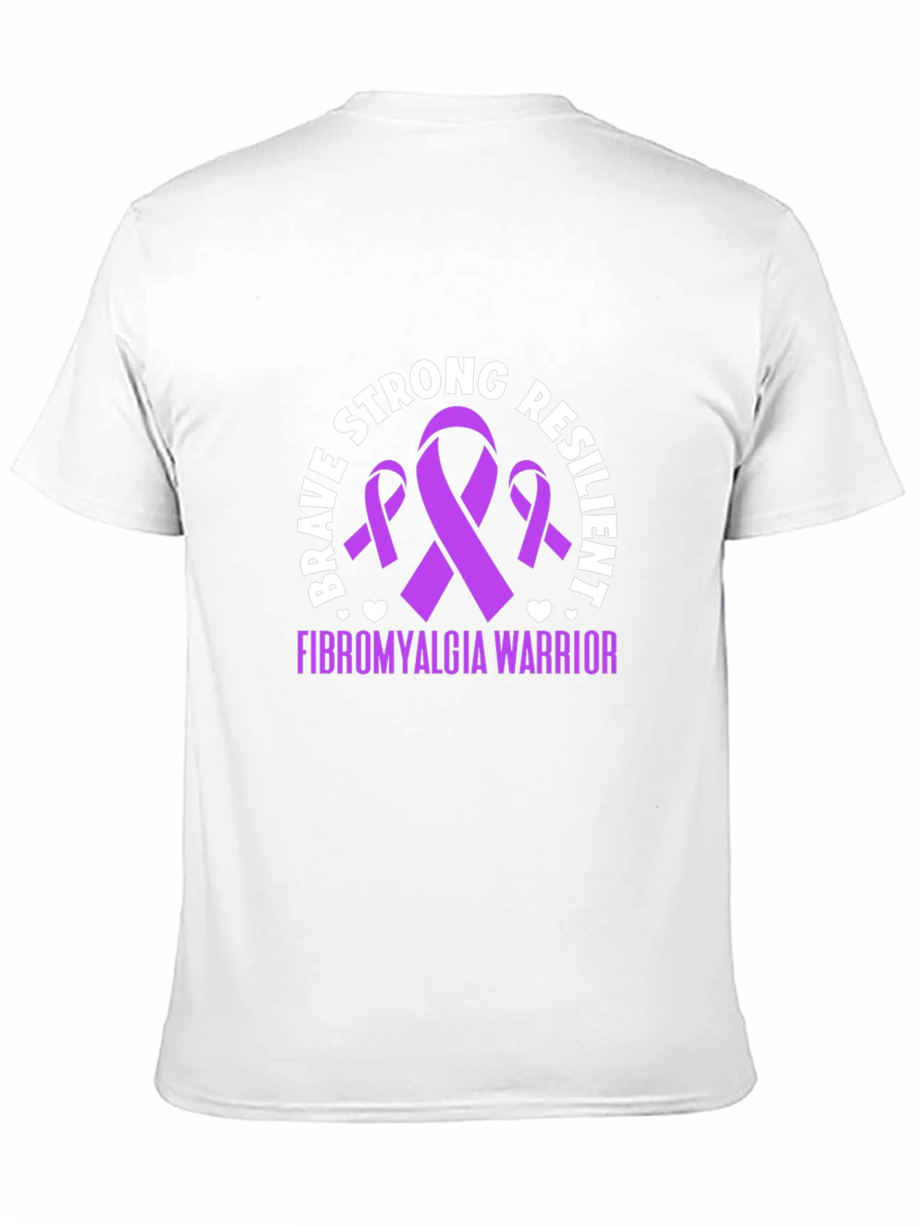 Fibromyalgia Warrior T-Shirt - Strong Brave Resilient
