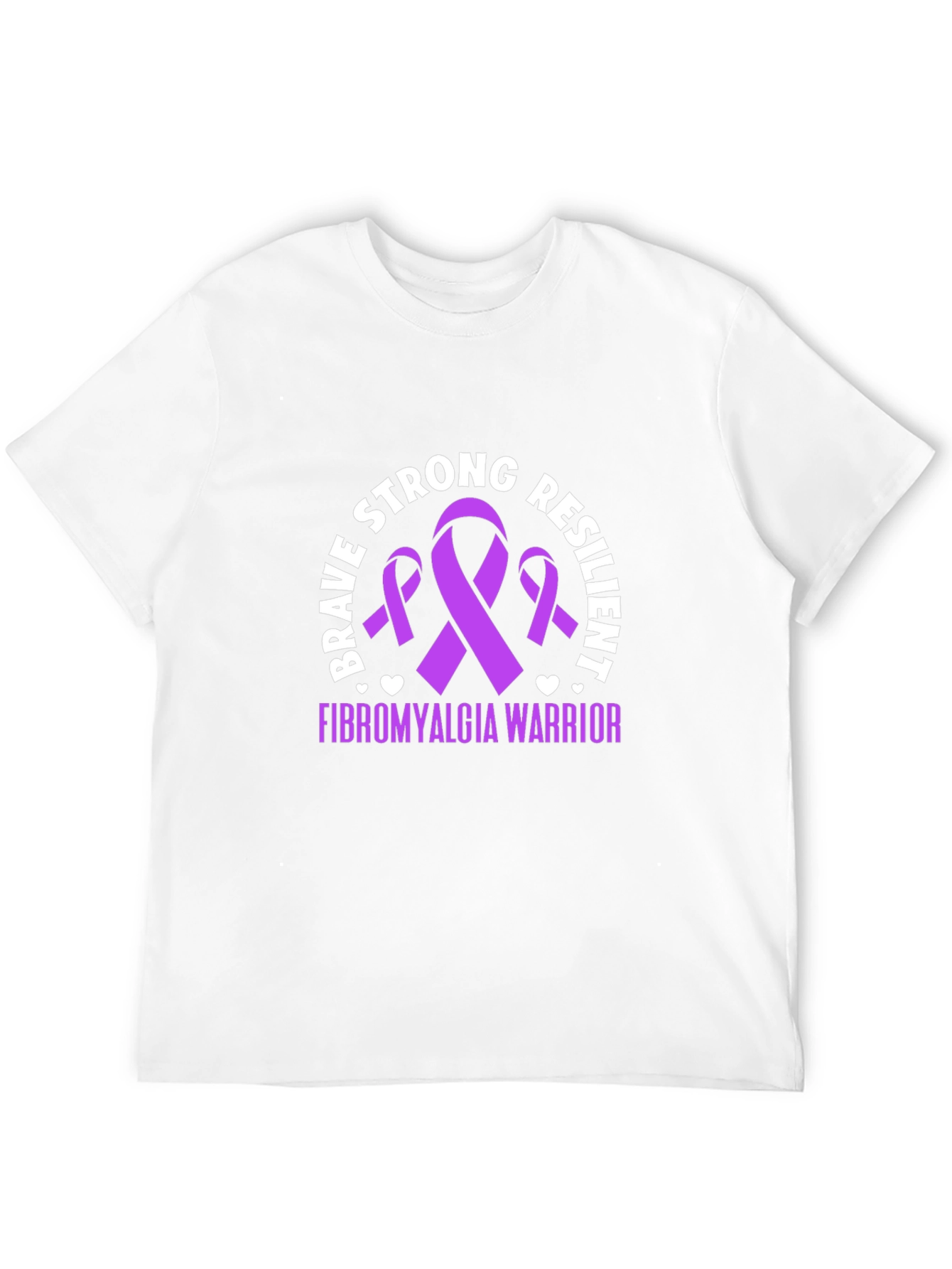 Fibromyalgia Warrior T-Shirt - Strong Brave Resilient