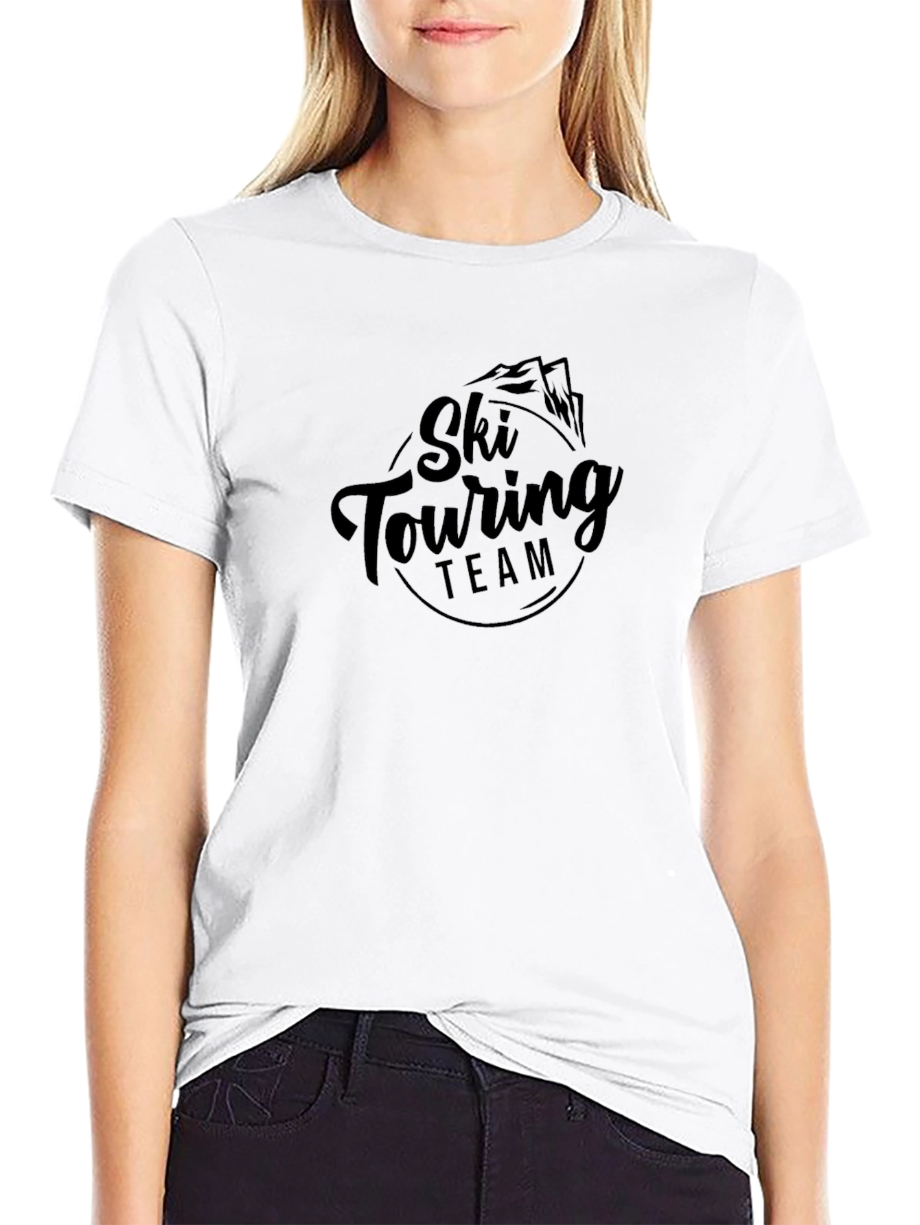 Ski Touring Team Black T-Shirt