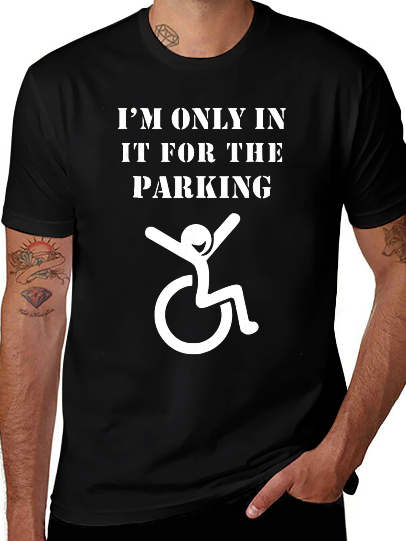 Funny Handicap Parking T-Shirt