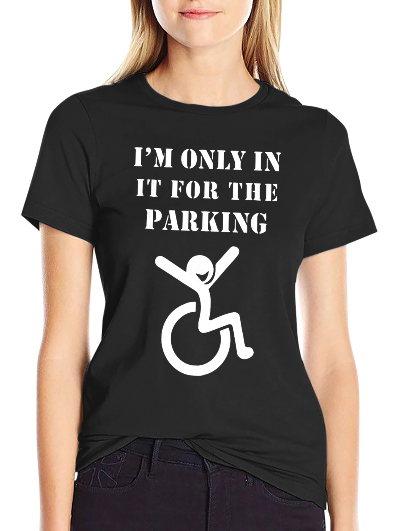Funny Handicap Parking T-Shirt
