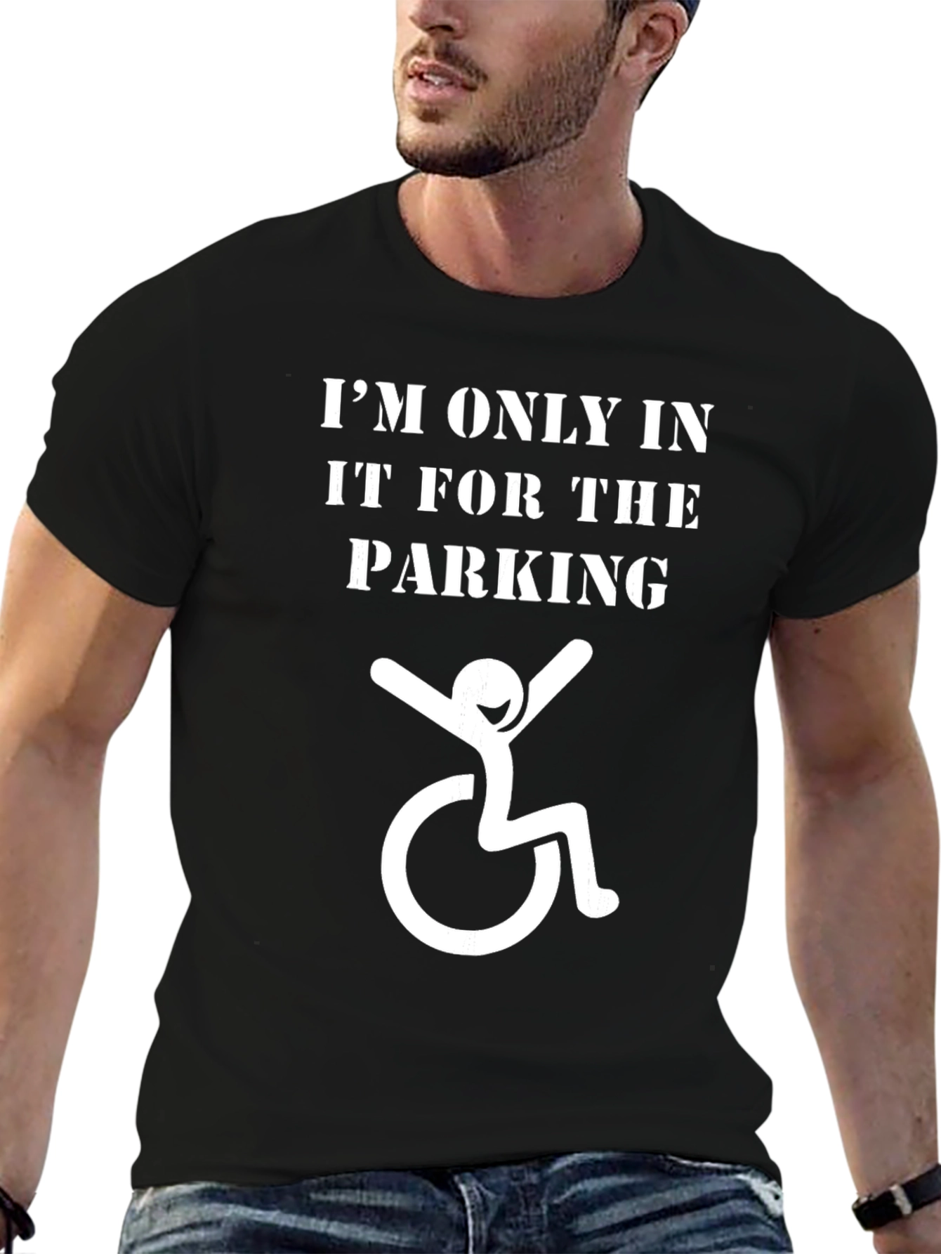 Funny Handicap Parking T-Shirt