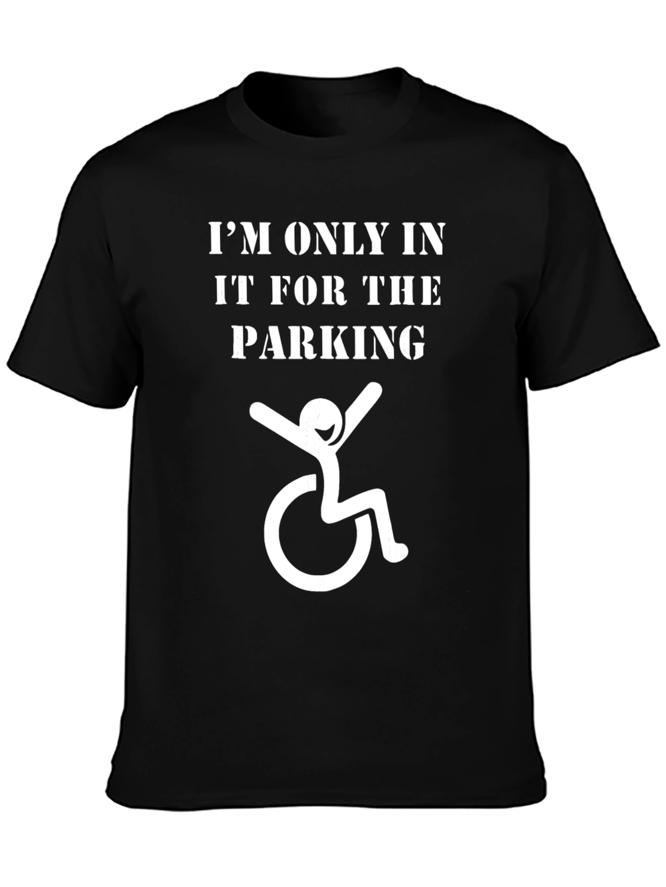 Funny Handicap Parking T-Shirt